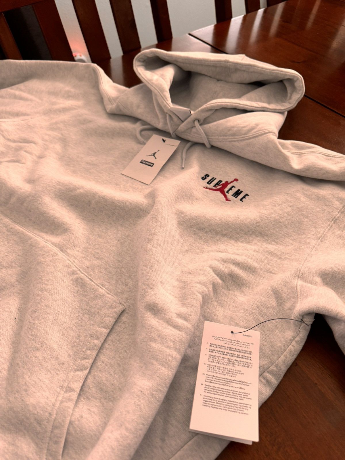 Jordan Brand × Supreme Supreme Jordan Sweatshirt Size US L / EU 52-54 / 3 - 4 Thumbnail