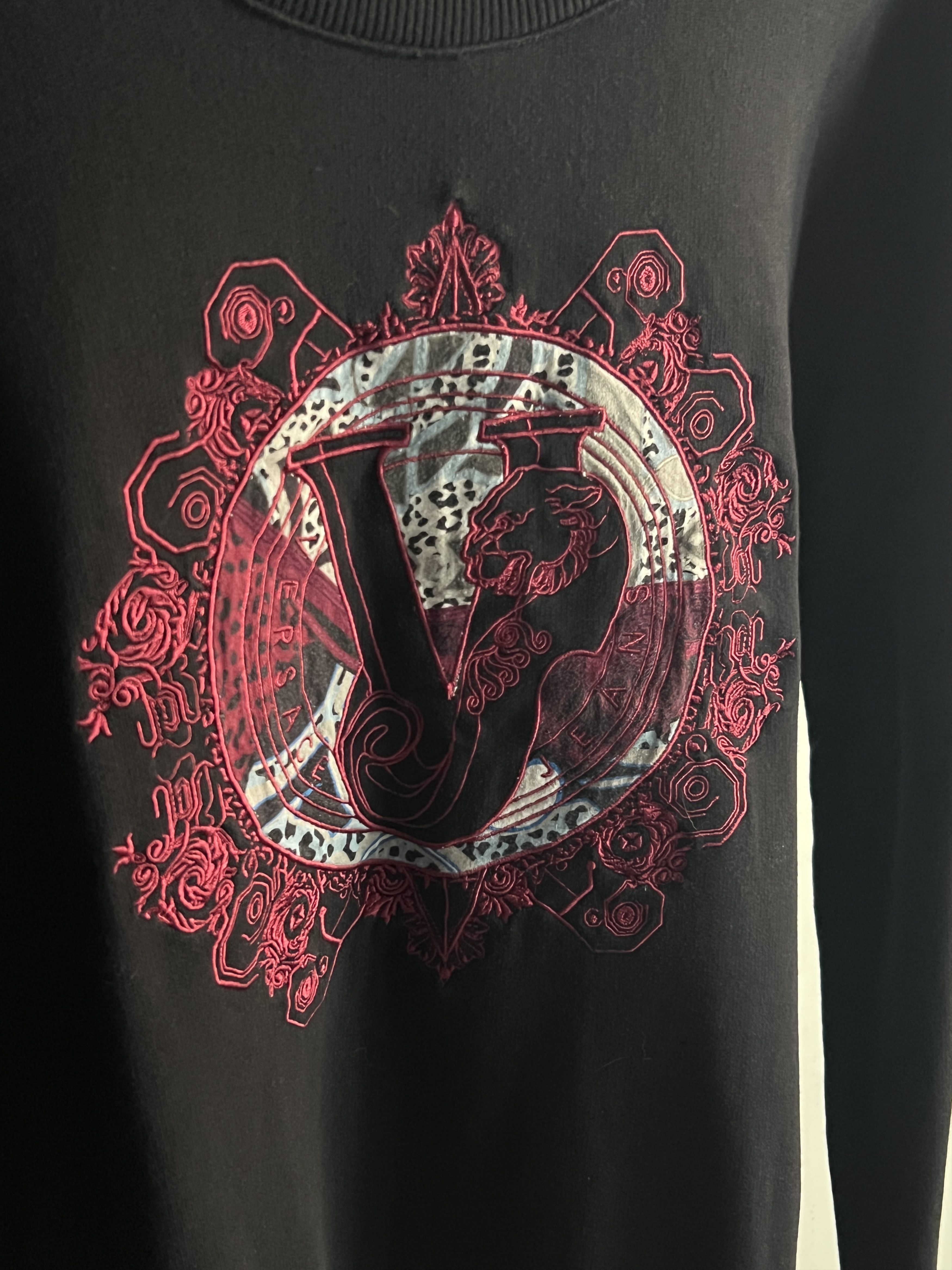 Versace × Versace Jeans Couture × Versus Versace Versace Jeans Men's Sweatshirt Knitwear Size US XL / EU 56 / 4 - 3 Thumbnail