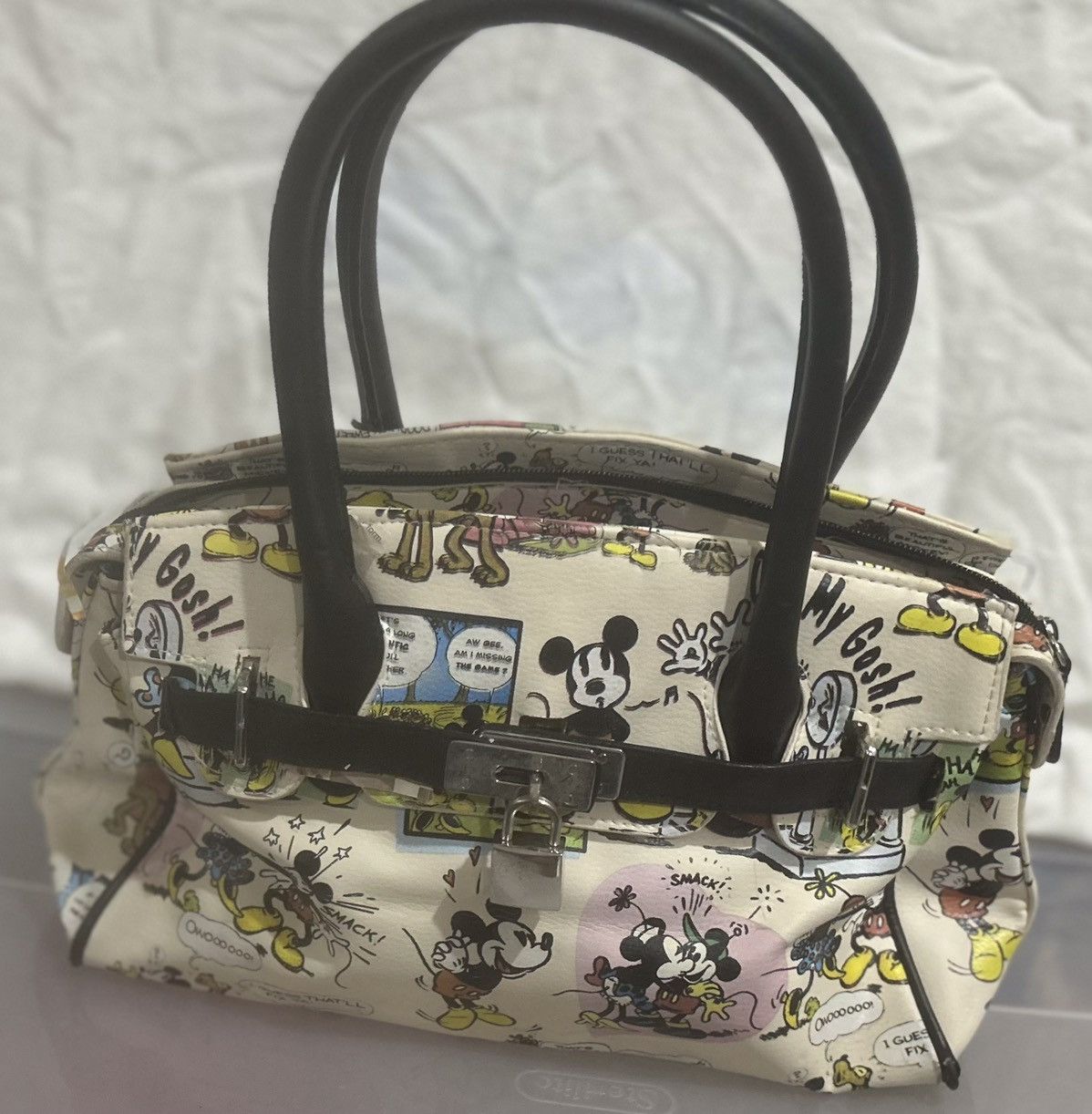 Disney Disney Mickey Mouse Cartoon Comic Strip Handbag Purse Size ONE SIZE - 1 Thumbnail