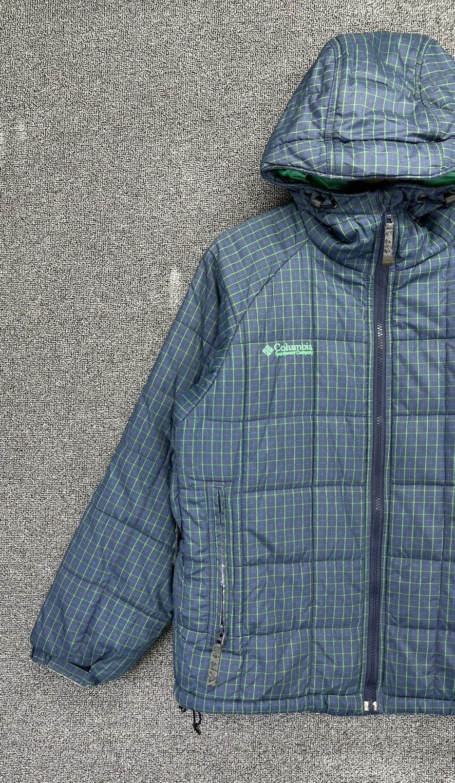 Columbia Vintage Columbia Rare Design Hooded Down Jacket Size US XS / EU 42 / 0 - 3 Thumbnail