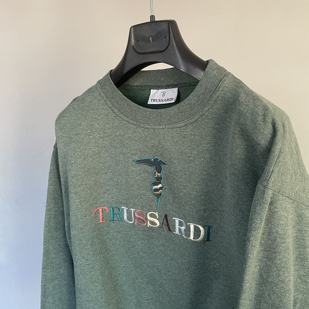 Trussardi × Vintage Vintage Trussardi Crewneck SweatShirt! Size US S / EU 44-46 / 1 - 4 Thumbnail
