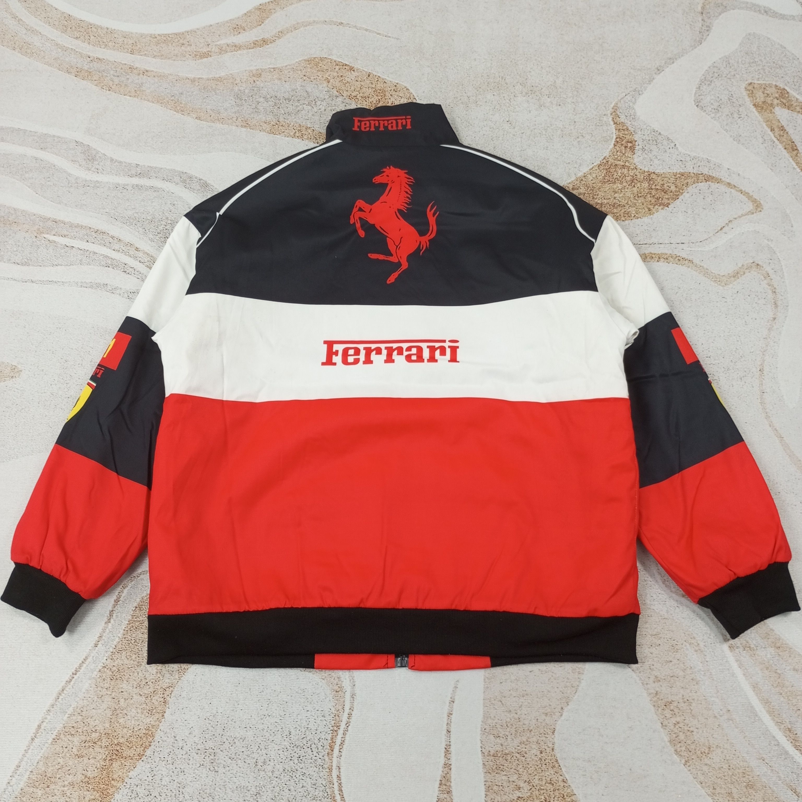 Vintage Ferrari Motorsports Jacket c229n20 Size US L / EU 52-54 / 3 - 3 Thumbnail