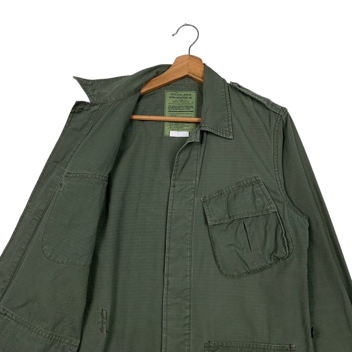 Alpha Industries × Vintage ☀️Vintage Alpha Industries military jacket Size US M / EU 48-50 / 2 - 9 Thumbnail