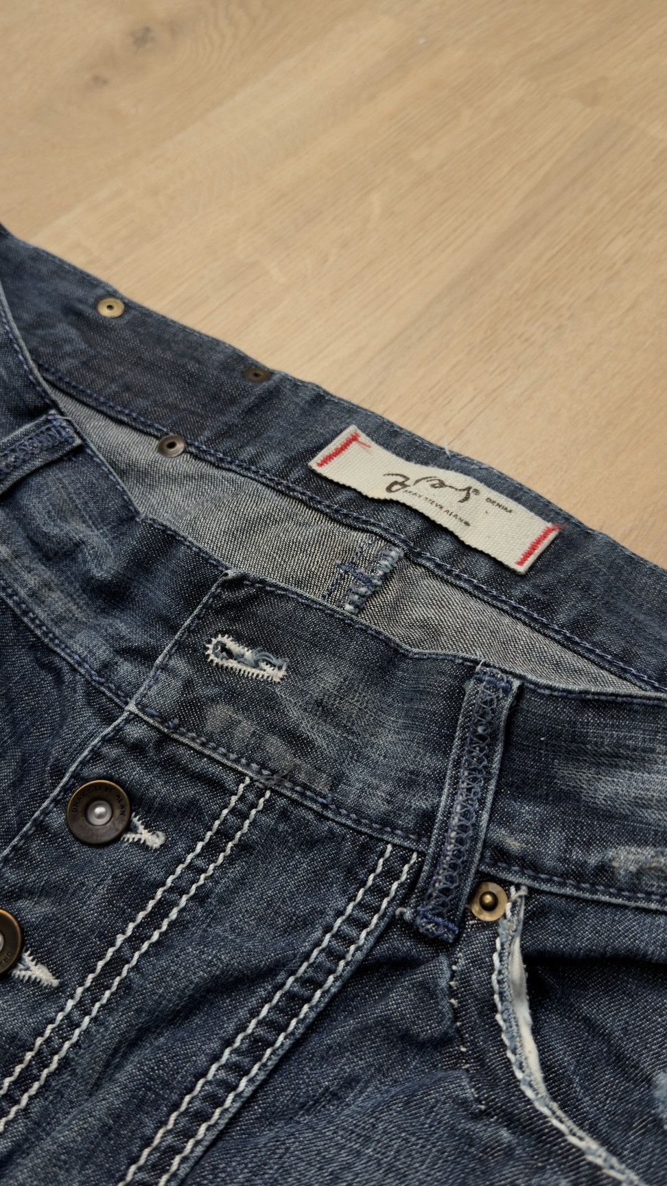 Bray Steve Alan Archive BRAY STEVE ALAN Designer Jeans - Made in Italy - W34 Size US 34 / EU 50 - 3 Thumbnail