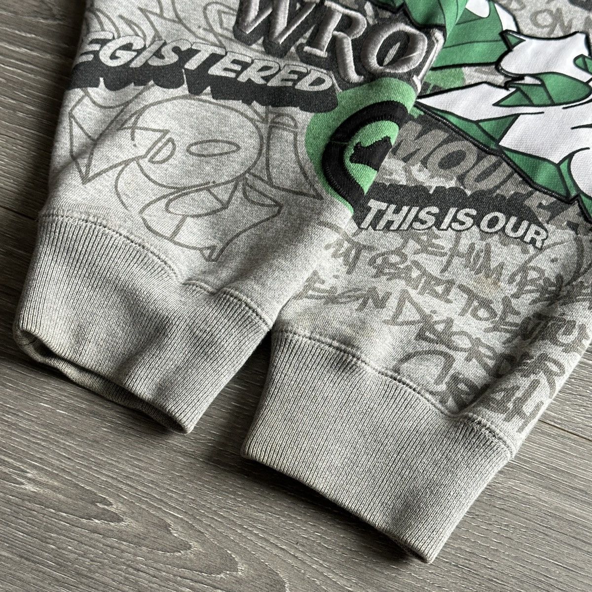 Ecko Unltd. Vintage Y2K Ecko Unltd. Embroidered Graffiti Zip Up Hoodie Size US XXL / EU 58 / 5 - 6 Thumbnail