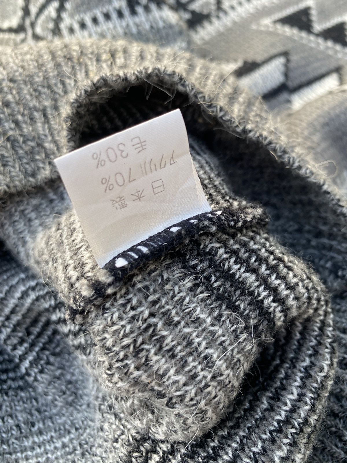 Japanese Brand 2000s - Japannese Navajo Etnic Knitwear Sweater Size US L / EU 52-54 / 3 - 5 Thumbnail