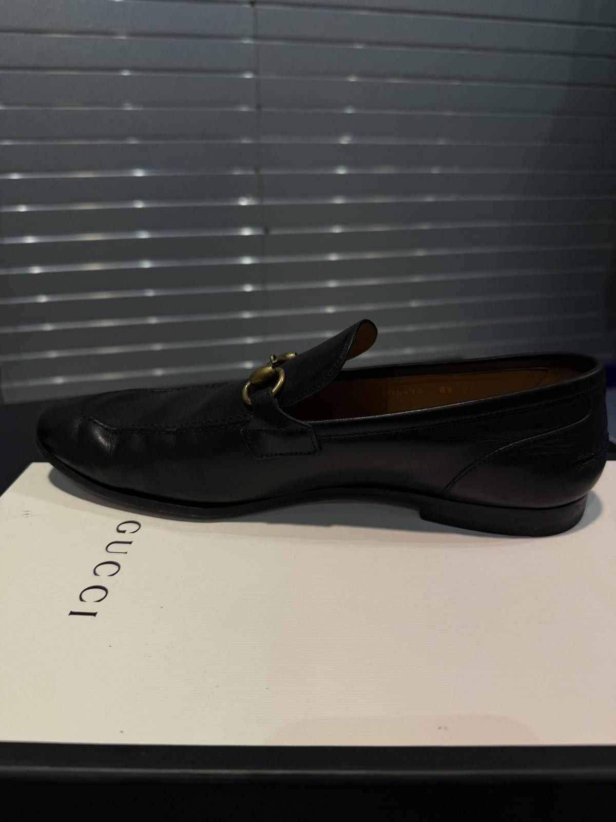 Gucci Men’s Gucci Black Horsebit Loafers Size 8.5G/9US $950 Retail Size US 9 / EU 42 - 7 Thumbnail