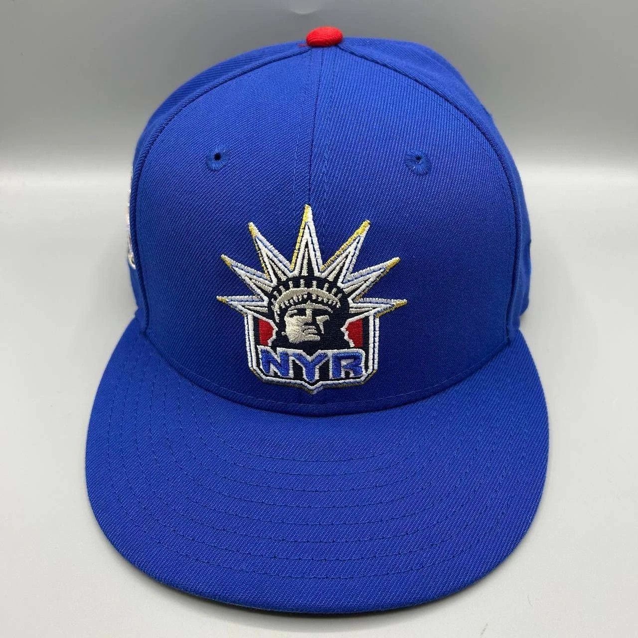 New Era New York Rangers Hat Men 7 1/4 Blue NHL Fitted Cap Hatclub Size ONE SIZE - 1 Thumbnail