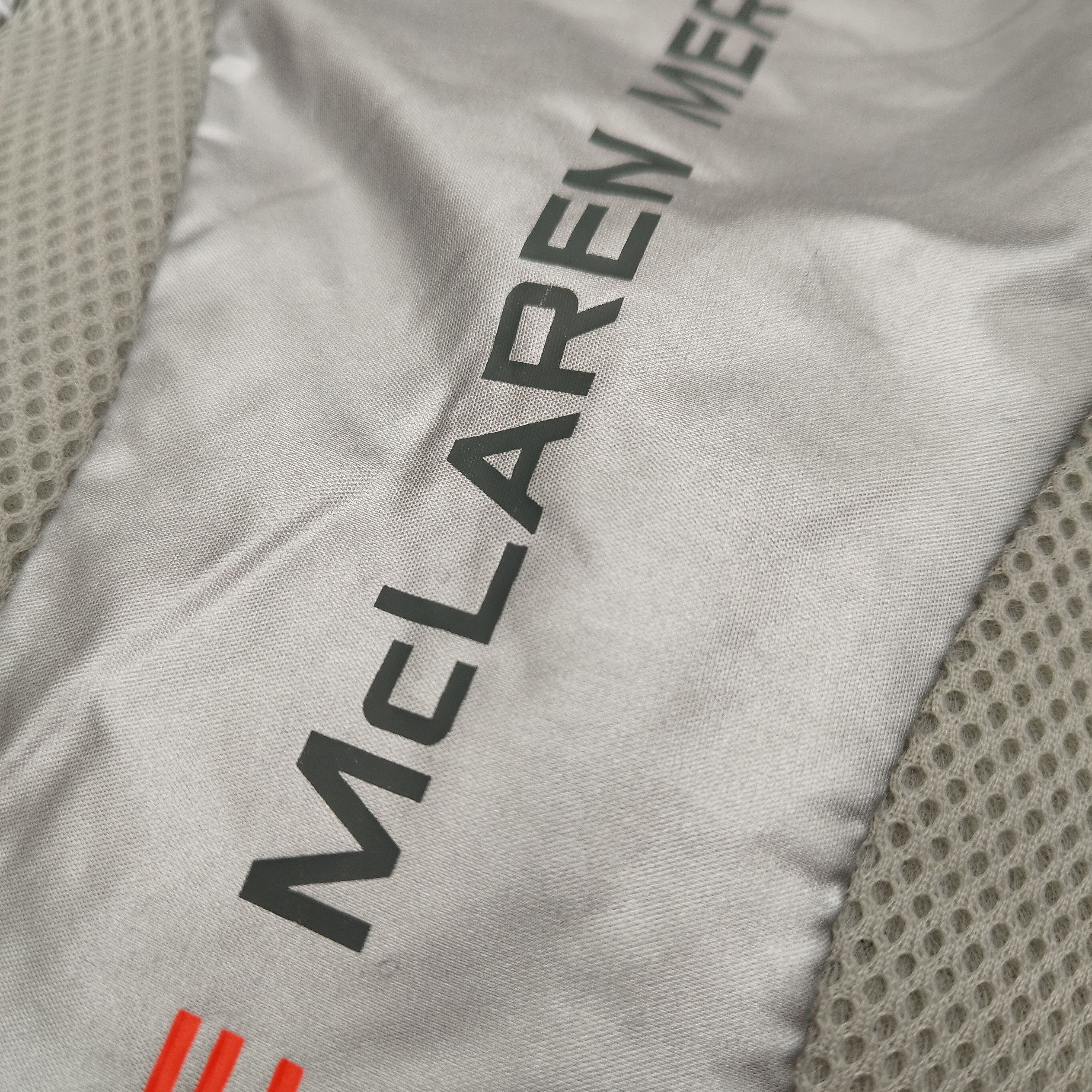 Formula 1 McLaren Mercedes F1 Techwear Silver Drawstring Nylon Bag Y2K Size ONE SIZE - 2 Thumbnail