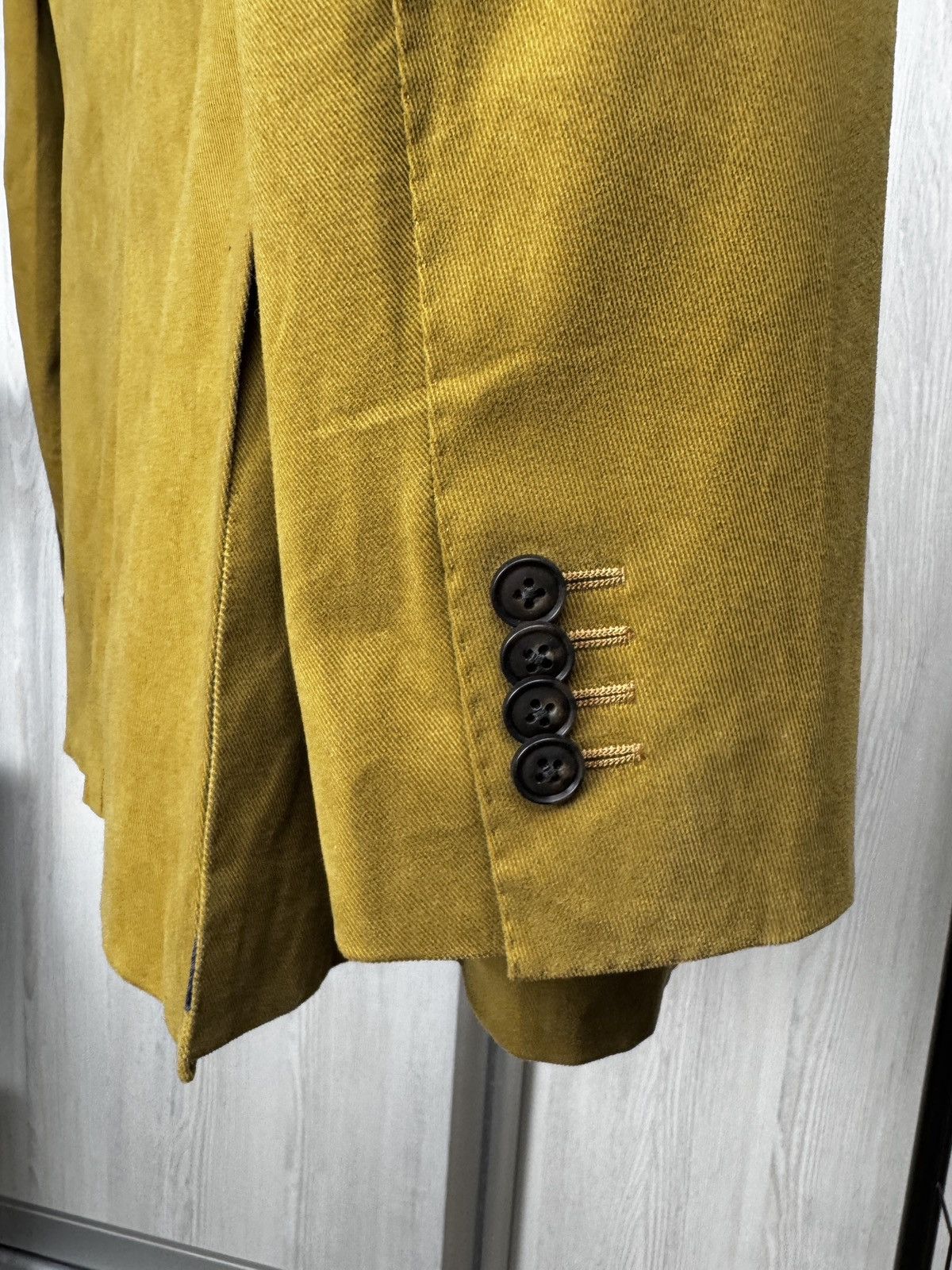 Suitsupply Suitsupply Caccioppoli Cotton Mustard lined blazer size 44 Size 44L - 7 Thumbnail