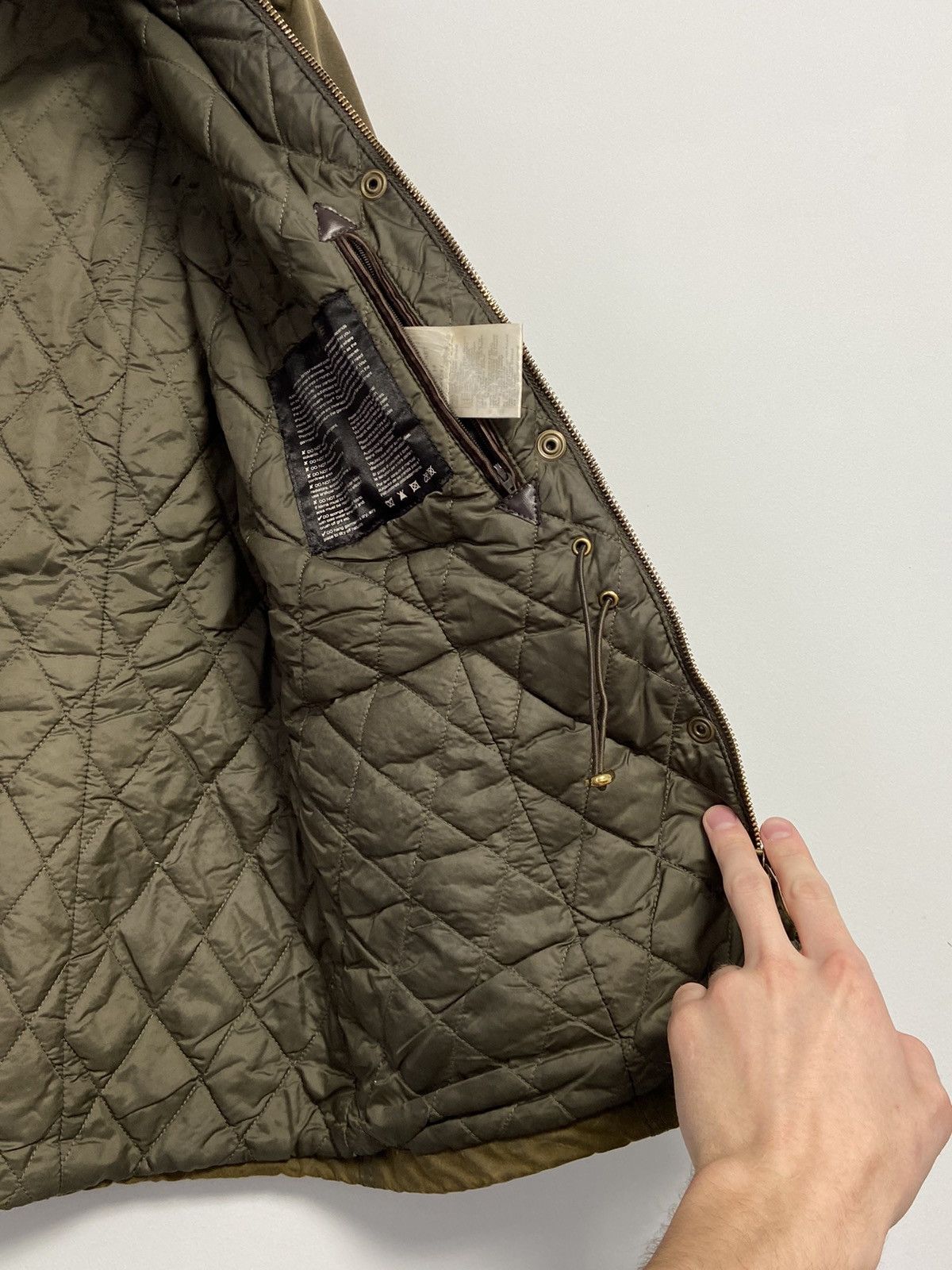 Barbour × Vintage Barbour Vintage waxed jacket Size L / US 10 / IT 46 - 16 Thumbnail