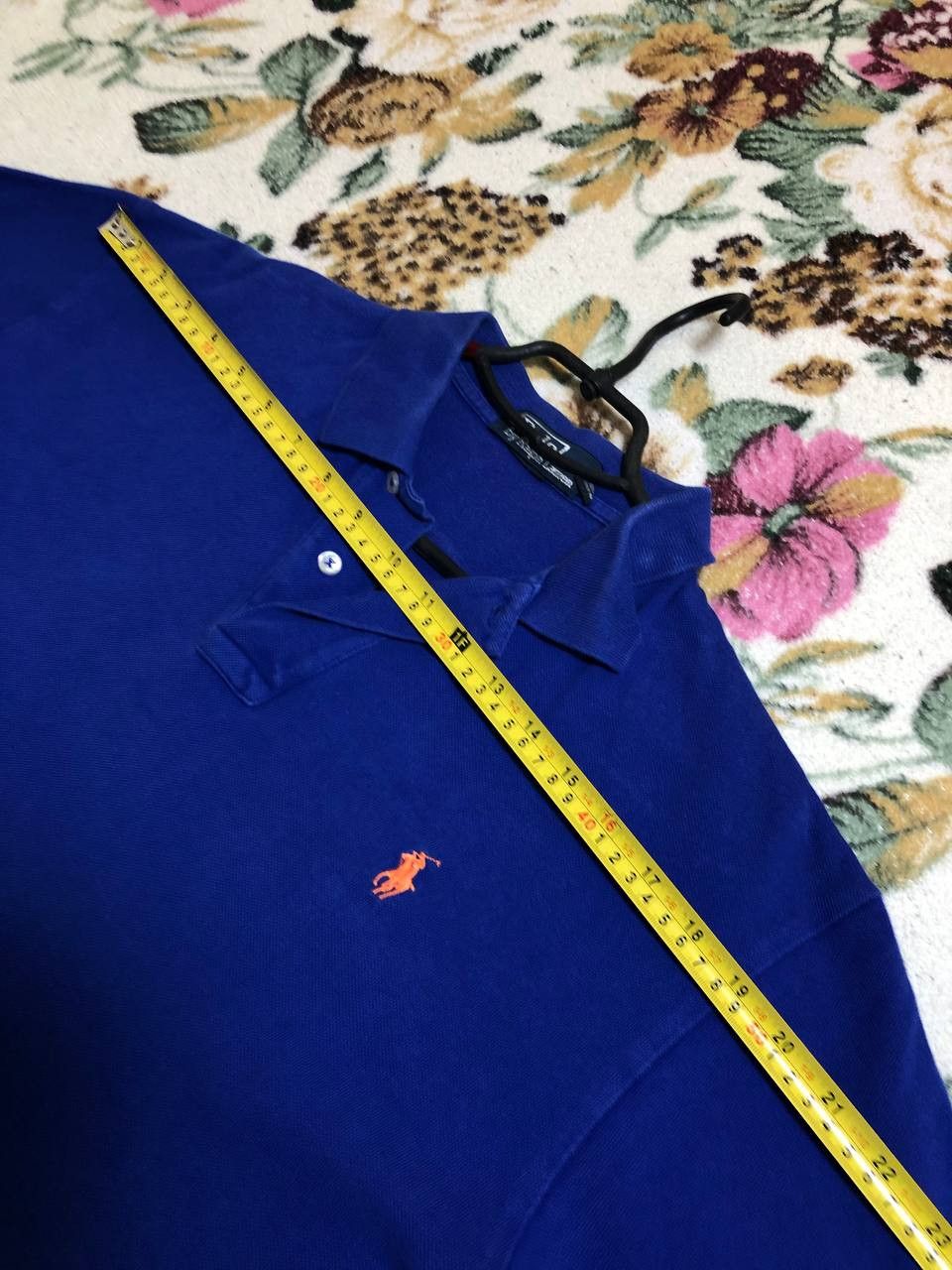 Polo Ralph Lauren Polo Ralph Lauren Custom Fit Collared Polo Shirt Blue Size US L / EU 52-54 / 3 - 10 Thumbnail