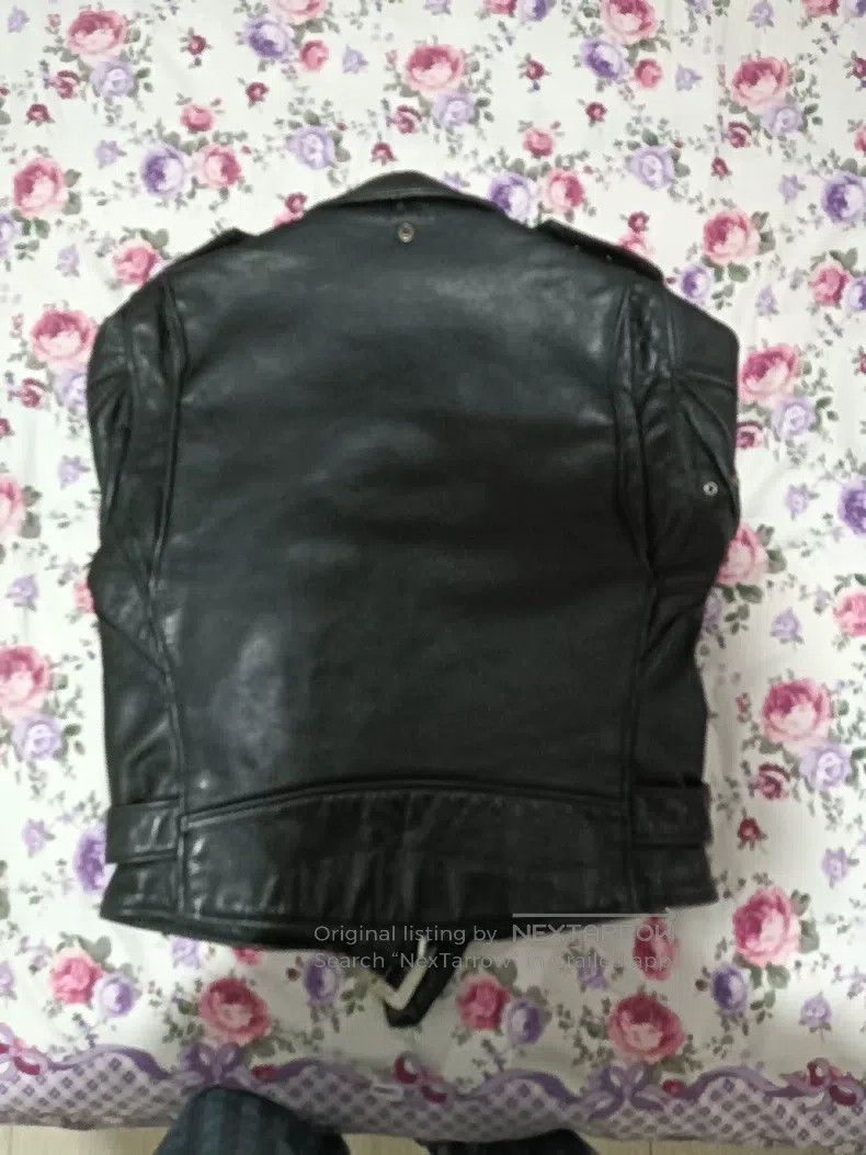 Schott Schott 618 riveted locomotive leather jacket Size US L / EU 52-54 / 3 - 4 Thumbnail
