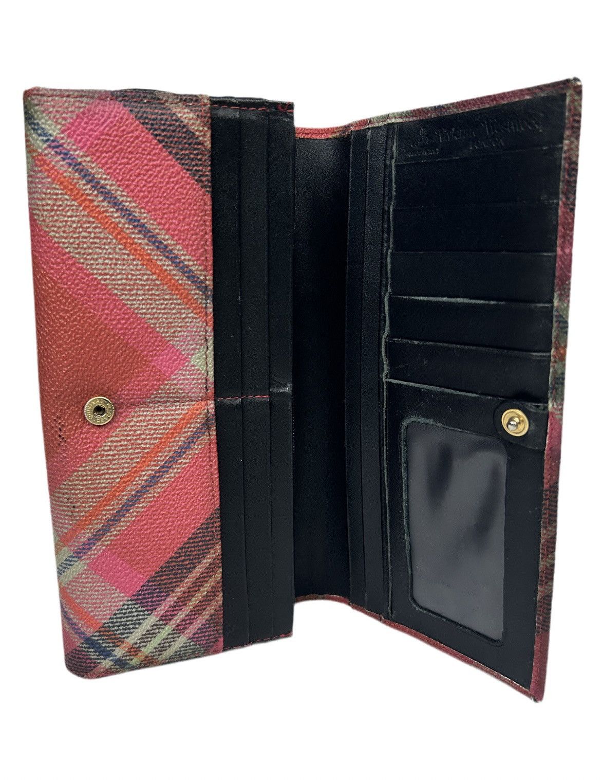 Vivienne Westwood Vivienne Westwood Tartan Orb Long Wallet Size ONE SIZE - 2 Thumbnail