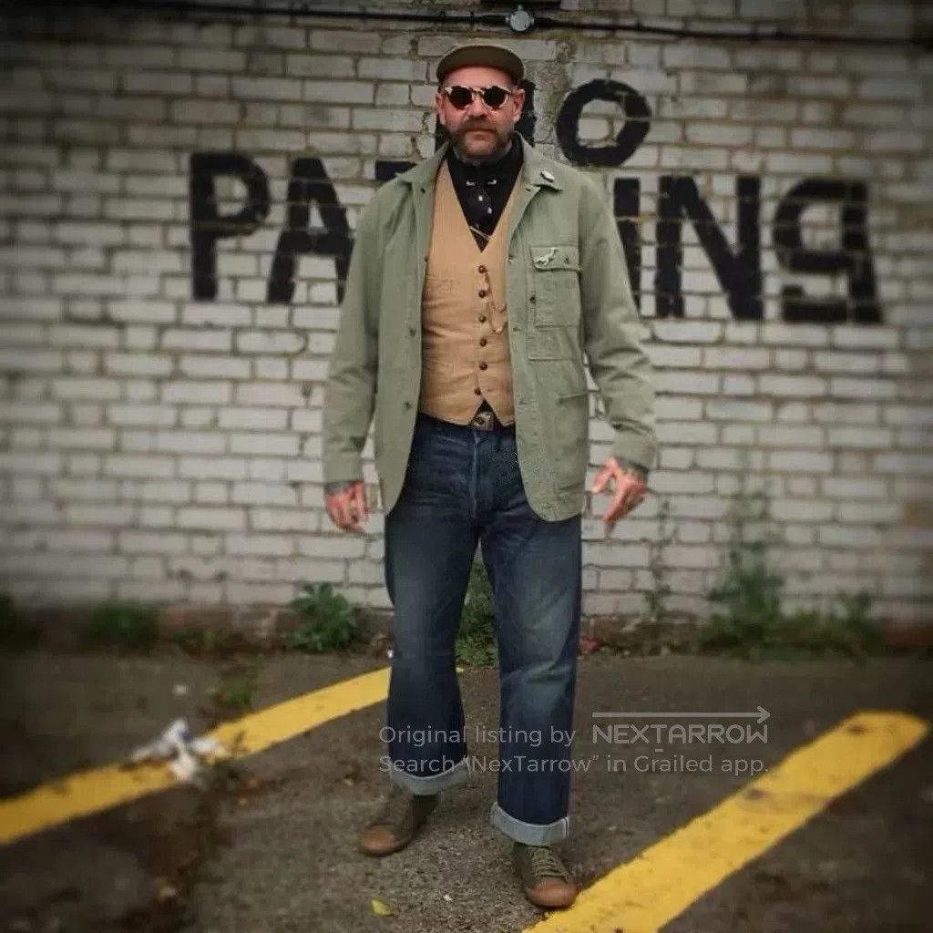 RRL Ralph Lauren vintage military green utility jacket. Size US M / EU 48-50 / 2 - 2 Thumbnail