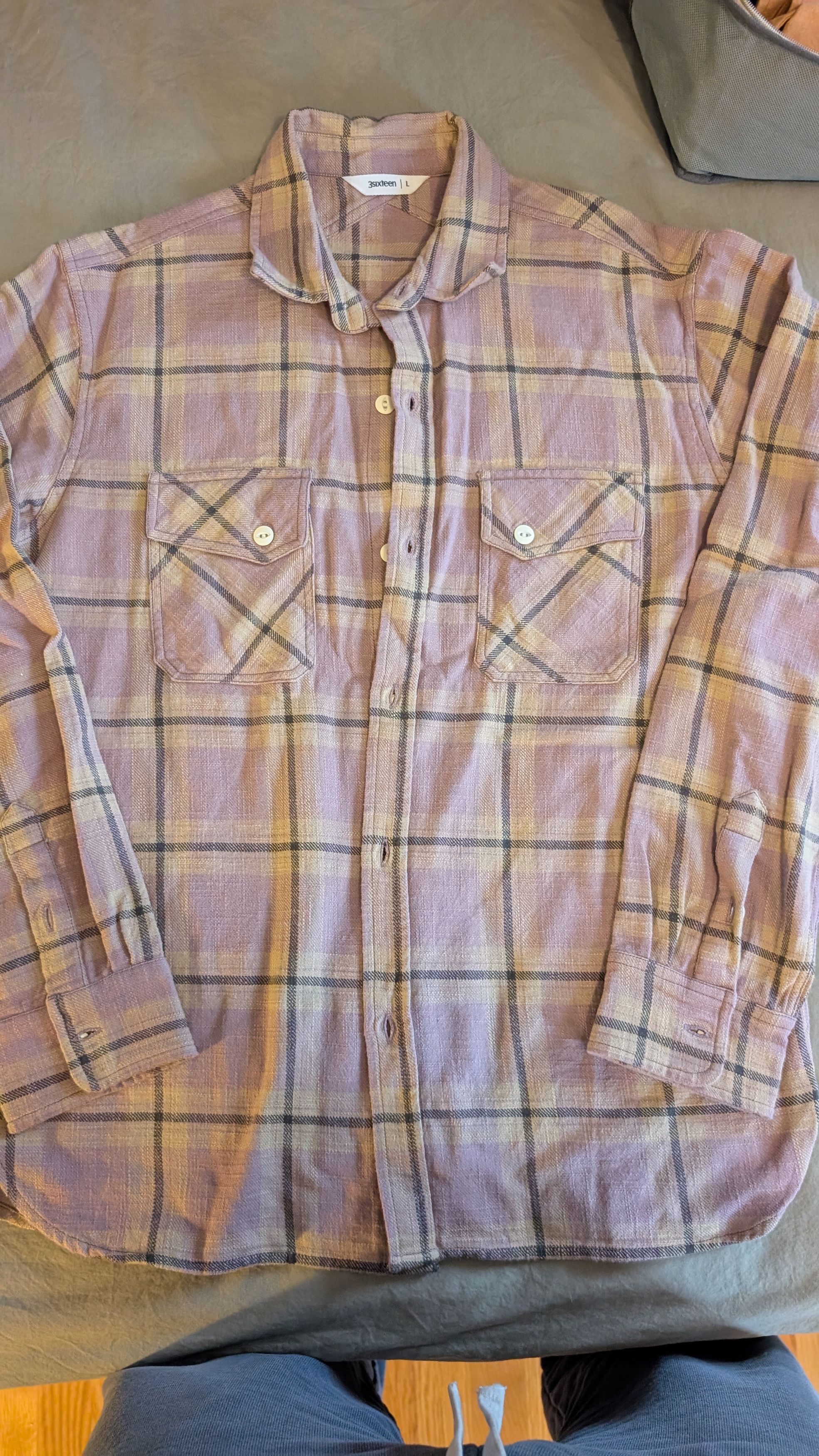 3sixteen Crosscut flannel work shirt Size US L / EU 52-54 / 3 - 1 Thumbnail
