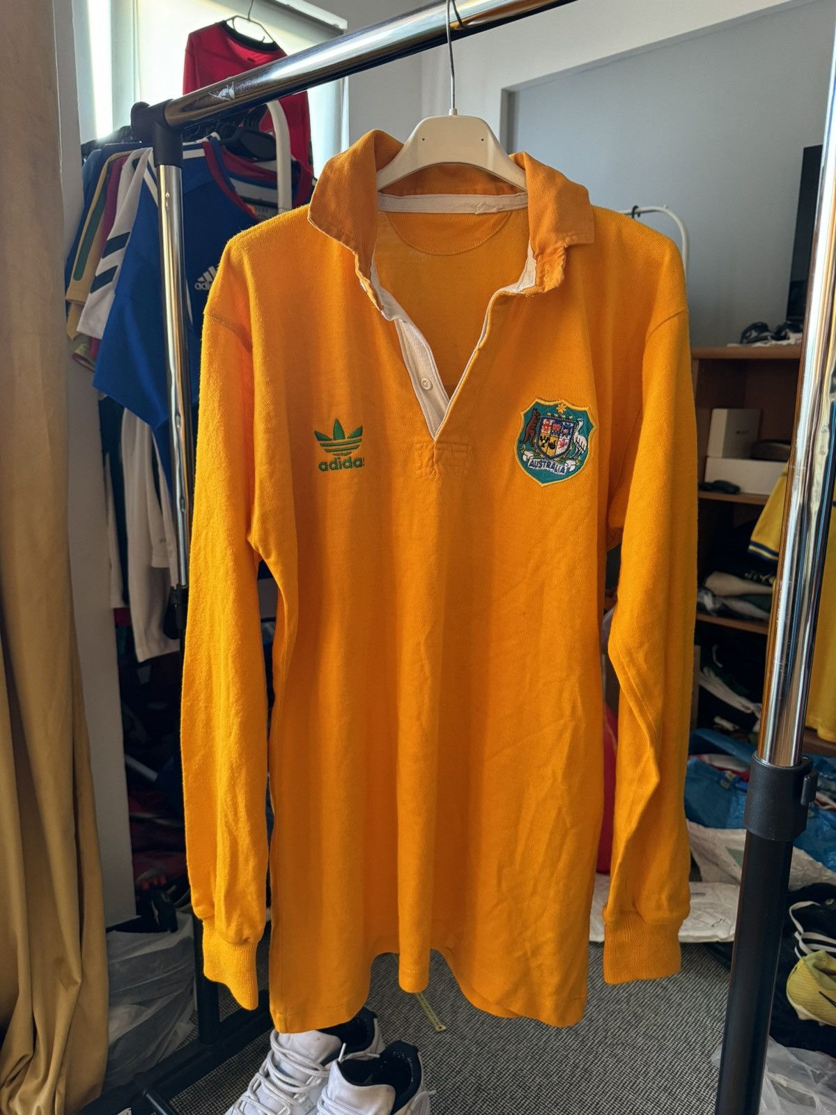 Other RARE VINTAGE Australia rugby jersey Size US XL / EU 56 / 4 - 1 Thumbnail