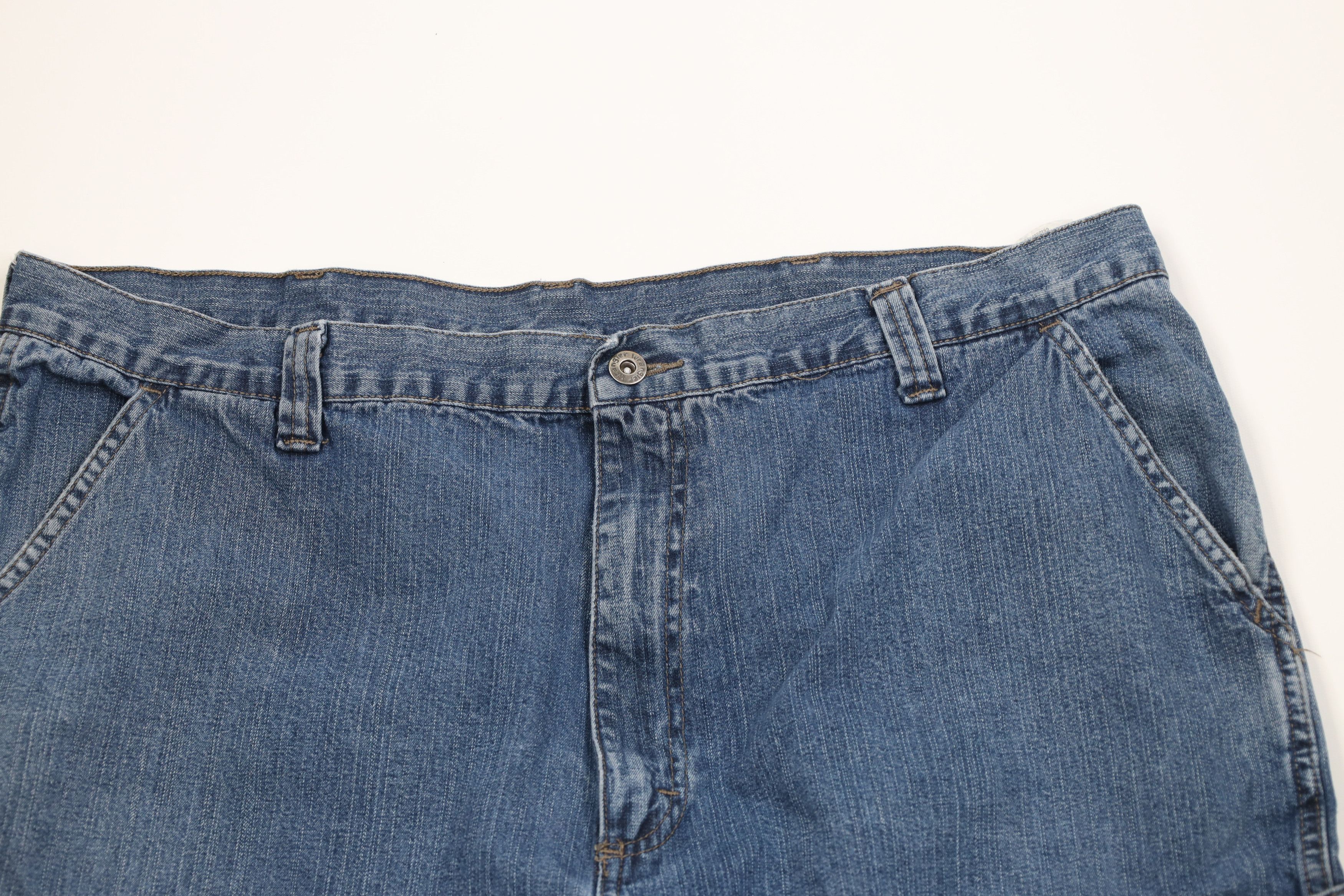 Wrangler Vintage Wrangler Fit Wide Leg Dungaree Cargo Jeans Blue Size US 40 / EU 56 - 2 Thumbnail