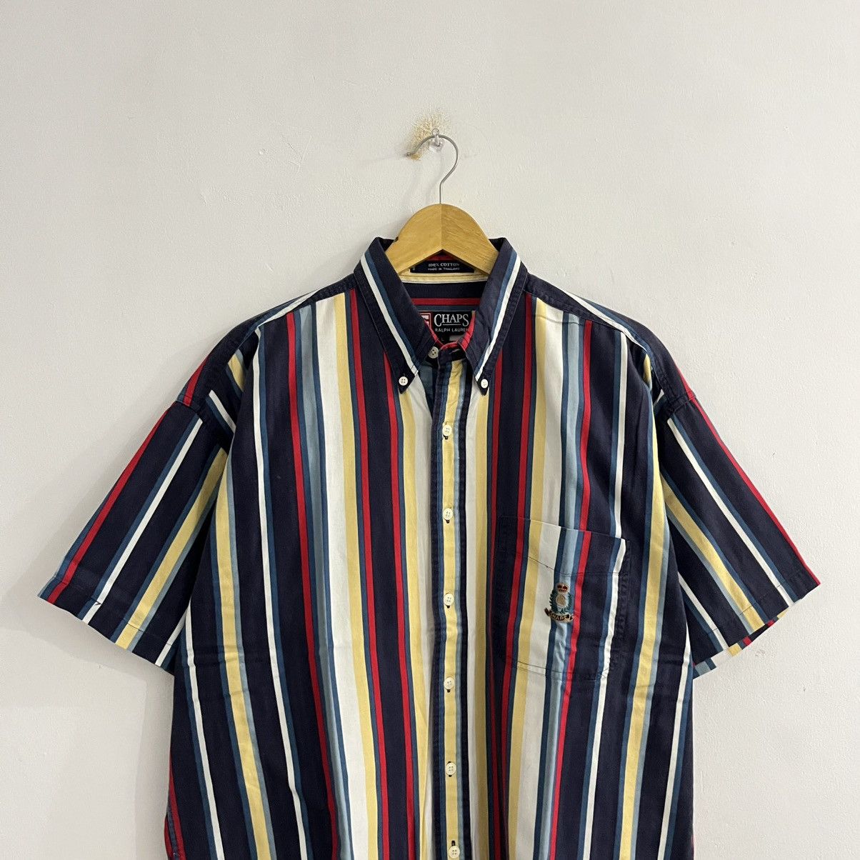 Chaps Ralph Lauren Vintage Chaps Ralph Lauren Striped Shirt Size US L / EU 52-54 / 3 - 2 Thumbnail