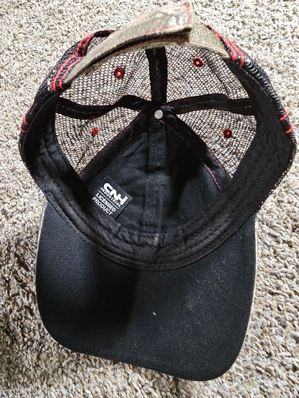 Designer CASE IH licensed distressed-style camouflage adjustable hat Size ONE SIZE - 5 Thumbnail