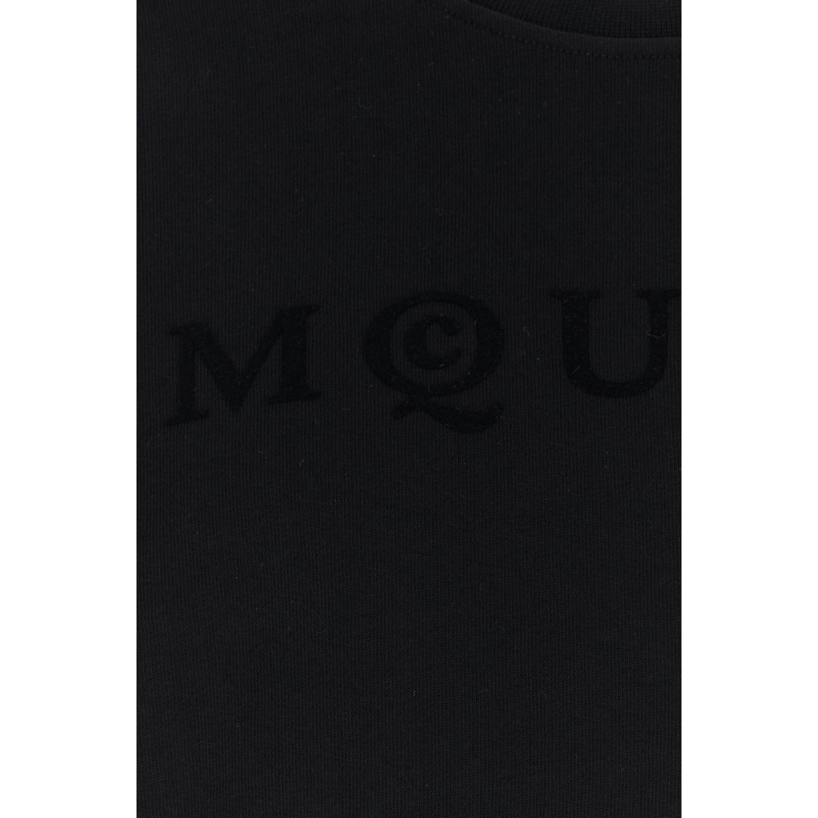 Alexander McQueen ALEXANDER MCQUEEN Black Cotton Sweatshirt New & Authentic (M Size US XL / EU 56 / 4 - 3 Thumbnail
