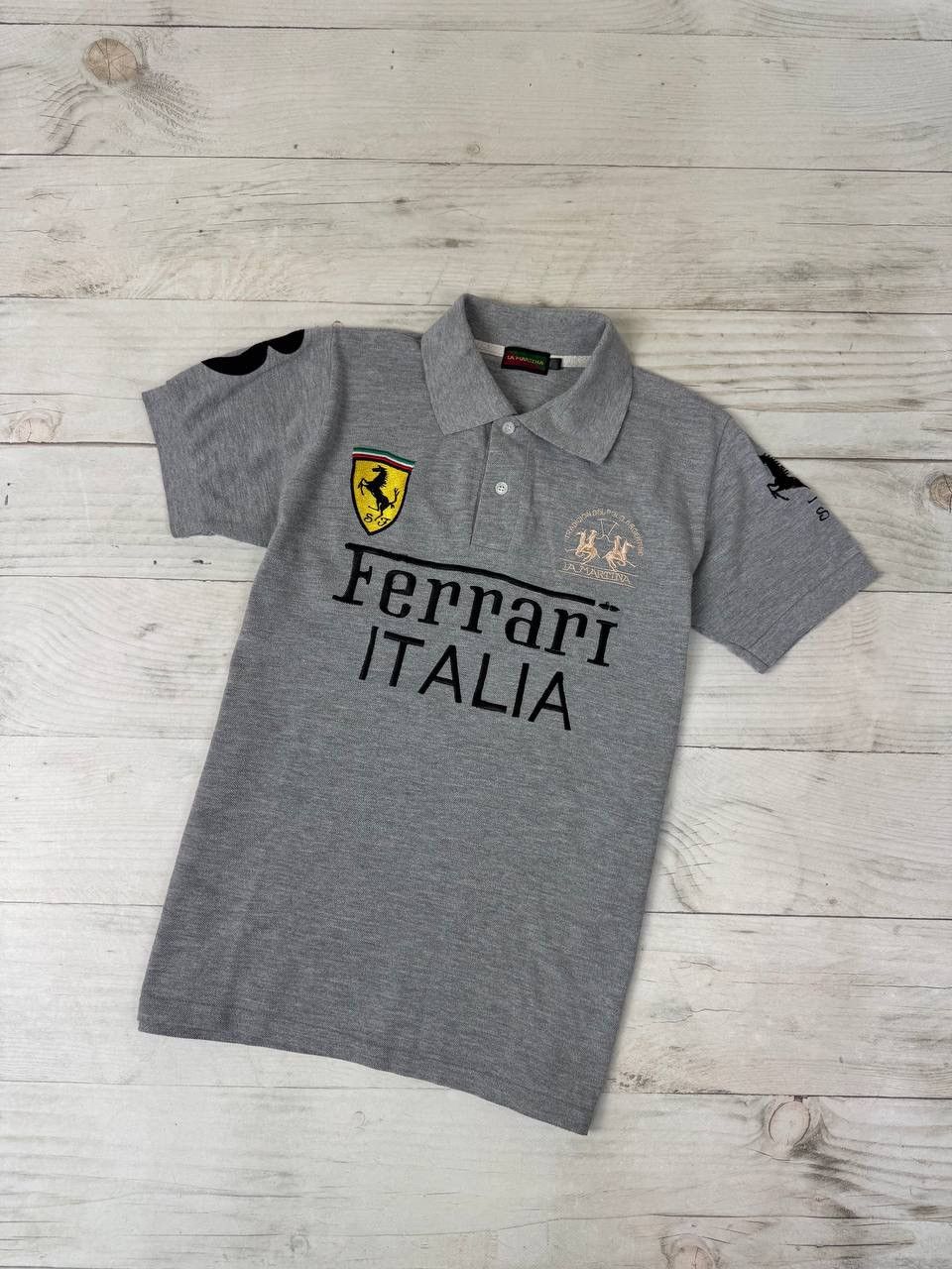 La Martina Vintage La Martina Ferrari Italia Team Rugby Polo Shirt Size US S / EU 44-46 / 1 - 1 Thumbnail