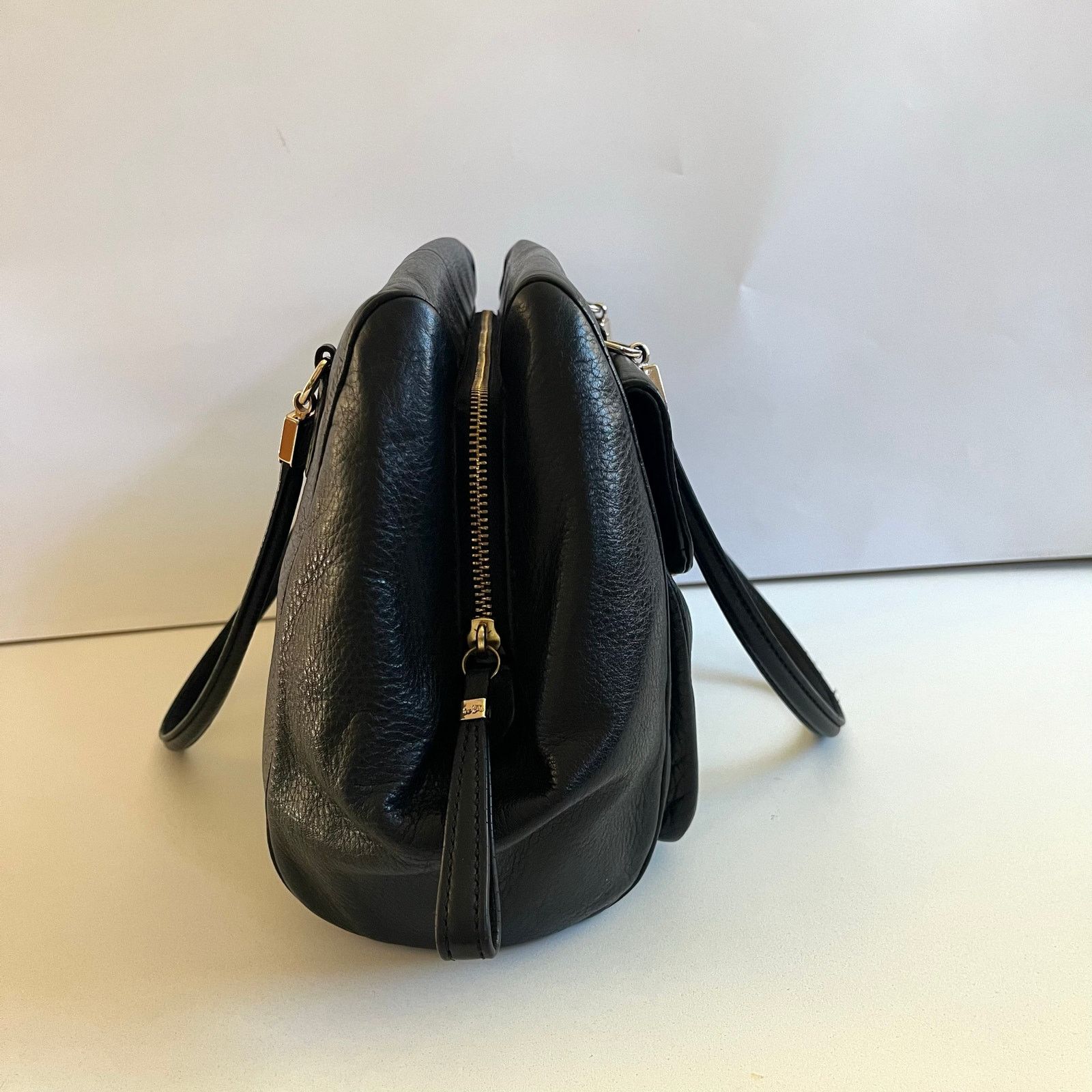Coach COACH Madison Black Soft Leather, Madeline East West Satchel Size ONE SIZE - 6 Thumbnail