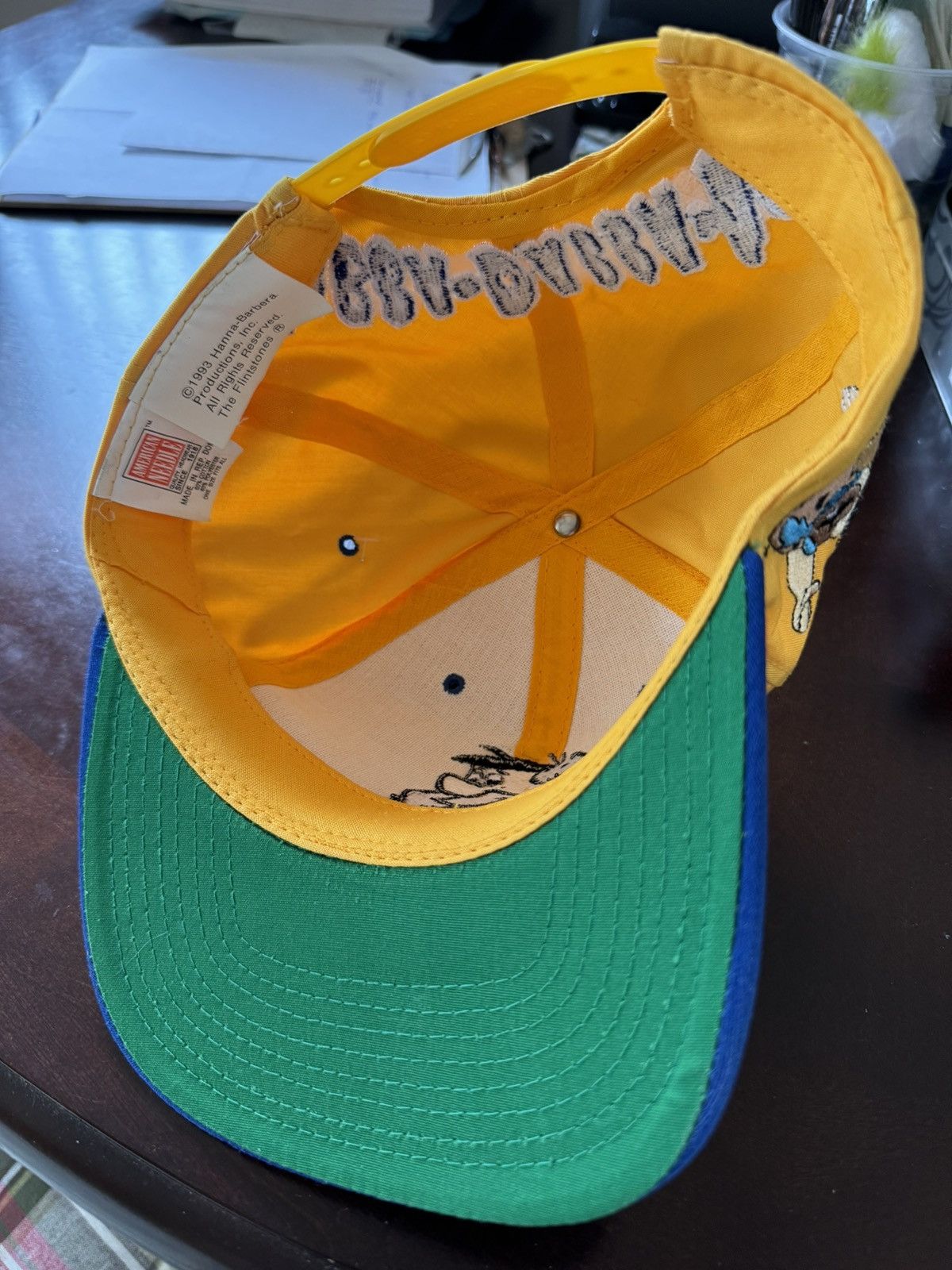 American Needle American Needle Fred Flinstone snap back hat 1993 Size ONE SIZE - 7 Thumbnail