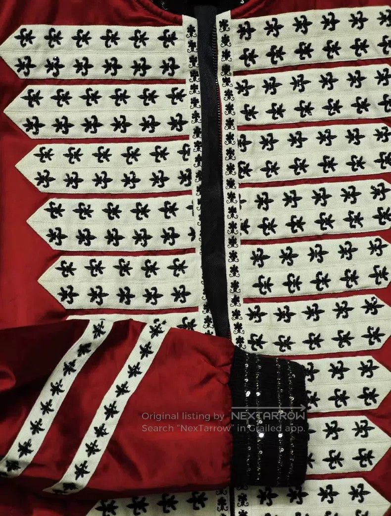 Saint Laurent Paris Saint Laurent Paris Red Court Jacket Size US M / EU 48-50 / 2 - 2 Thumbnail