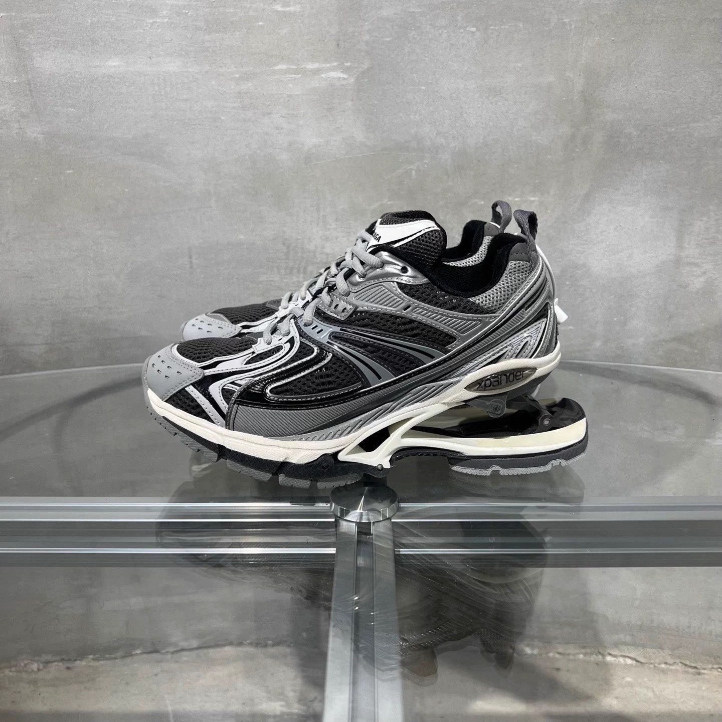 Balenciaga BLCG Spring Sneaker Gray 37 Size US 6 / IT 36 - 3 Thumbnail