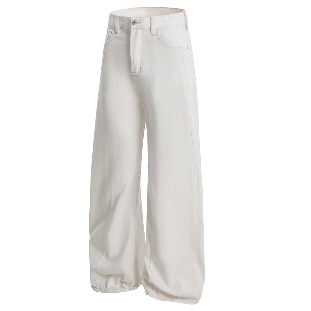 Japanese Brand × Jean American street casual simple versatile loose wide-leg jeans Size US 32 / EU 48 - 2 Thumbnail