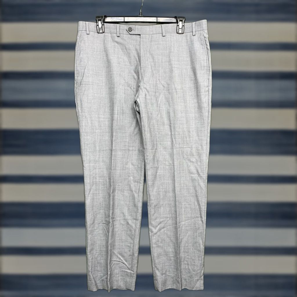 Ralph Lauren Lauren Ralph Lauren Pants Mens 38x30 Total Comfort 100% Wool Gray Pleated Preppy Size US 38 / EU 54 - 1 Thumbnail