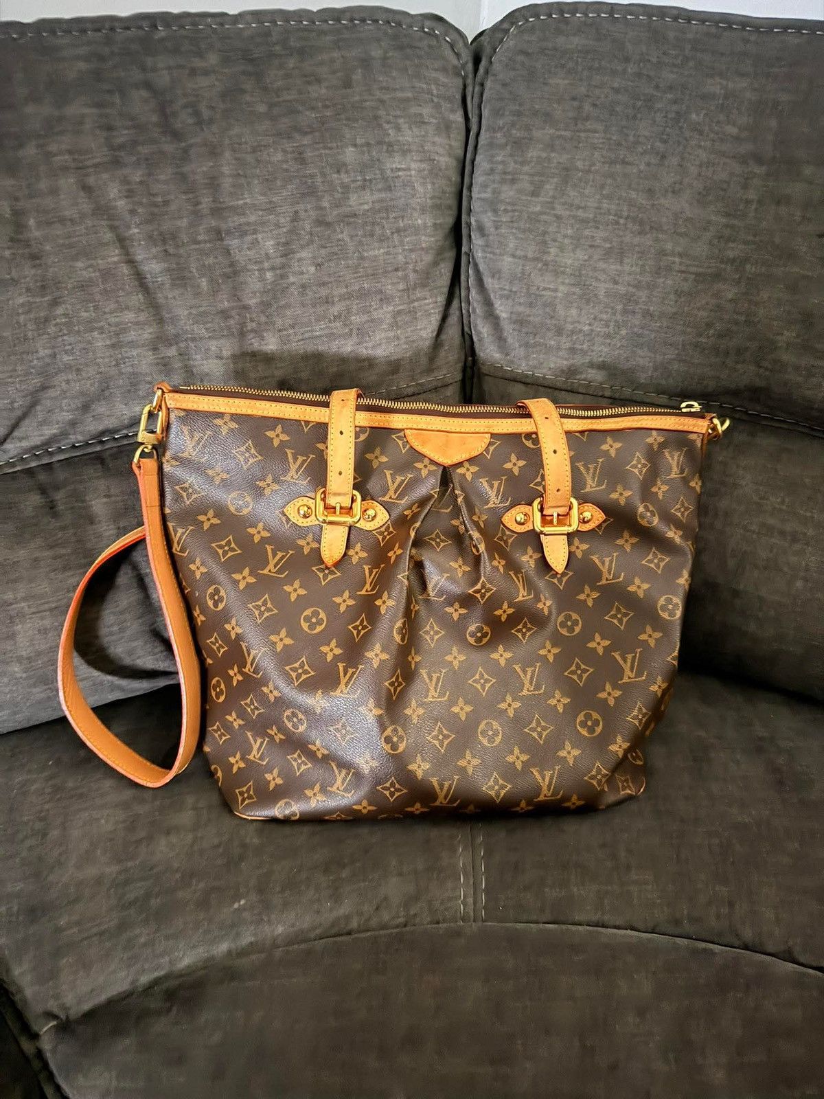 Louis Vuitton Louis Vuitton Palermo Tote Bag Size ONE SIZE - 2 Thumbnail