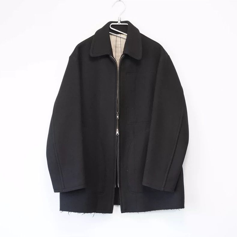 Yohji Yamamoto Yohji YamamotoSheepskin zippered heavy jacket 2503-Nextarro Size US M / EU 48-50 / 2 - 1 Thumbnail