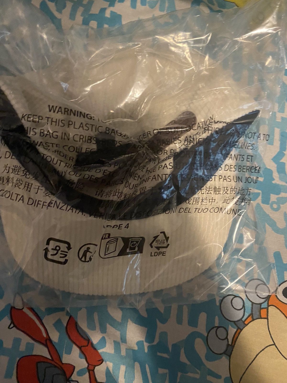 Supreme Supreme Corduroy Camp Cap Stone White (FW24) Red Box Logo Size ONE SIZE - 6 Thumbnail