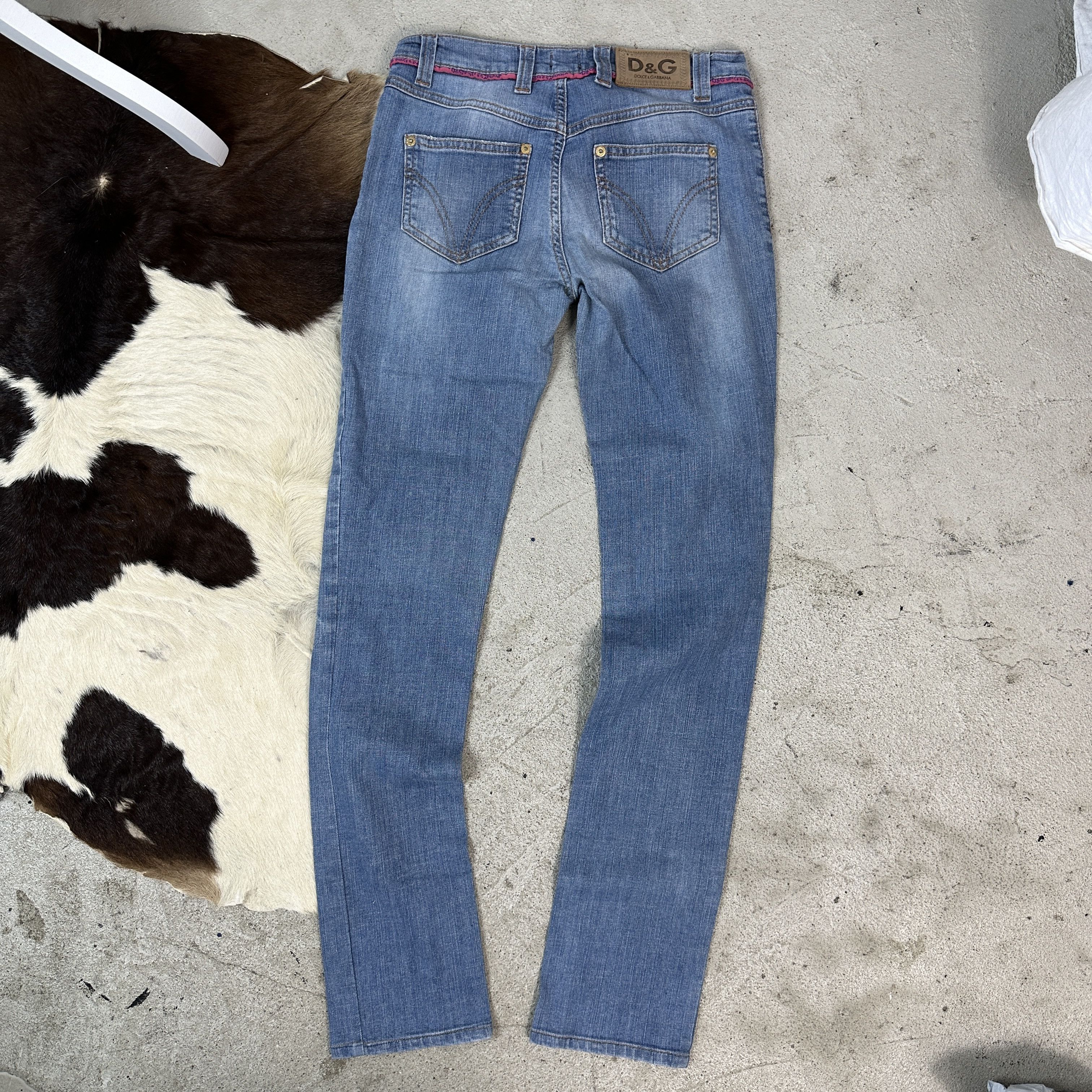 Dolce & Gabbana × Vintage Skinny Jeans Vintage Dolce & Gabbana 00s Size 38" / US 16 / IT 52 - 4 Thumbnail