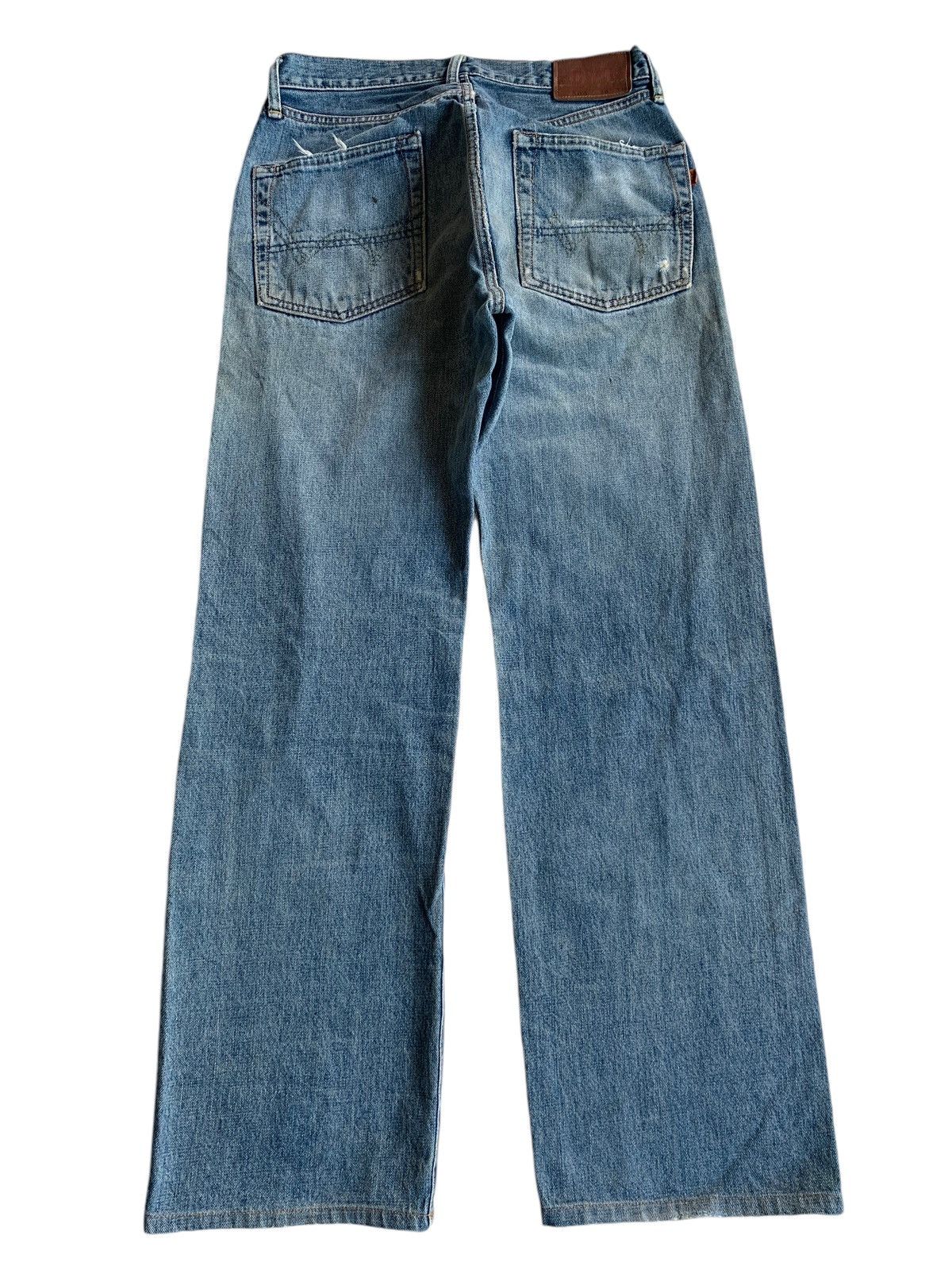 Kapital VINTAGE EDWIN 505 SELVEDGE FADED DISTRESSED DENIM 🎌☠️ Size US 29 - 3 Thumbnail