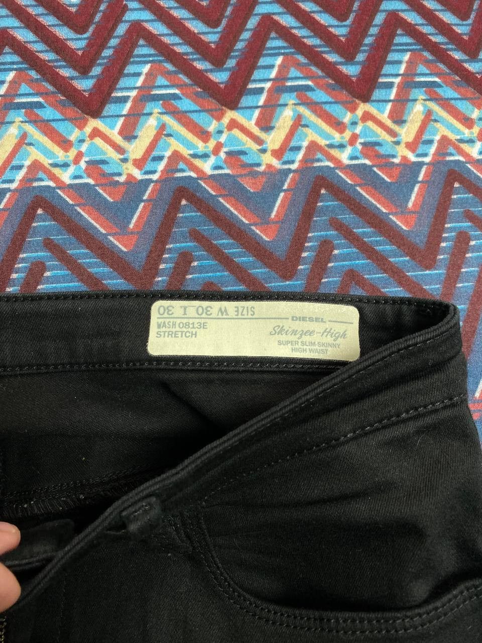 Diesel × Vintage DIESEL LOW RISE Y2K STYLE JEANS Size 30" / US 8 / IT 44 - 2 Thumbnail