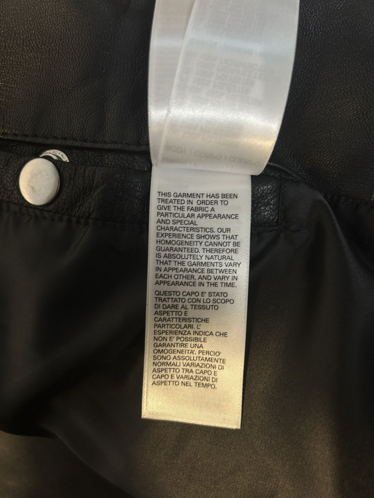 Diesel Diesel leather jacket with zip Size US XXL / EU 58 / 5 - 7 Thumbnail