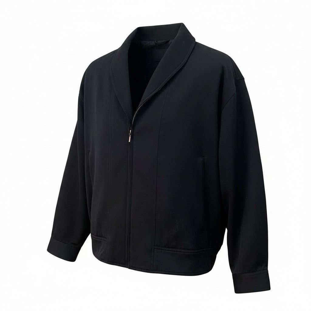Balenciaga Vintage Balenciaga Paris Black- Wool Jacket Size L / US 10 / IT 46 - 2 Thumbnail