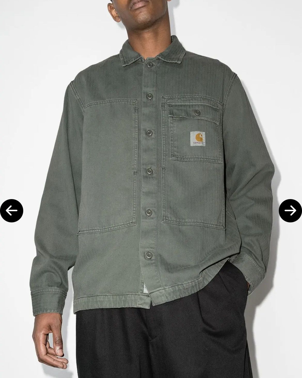 Carhartt Wip CARHARTT WIP Charter Logo Patch Overshirt Size US XL / EU 56 / 4 - 1 Thumbnail