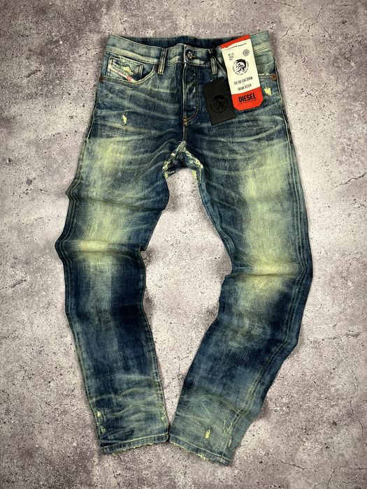 0401~16cm Skulls Print D-VIDER-SP4 Carrot Fit Jeans L32 main image 1