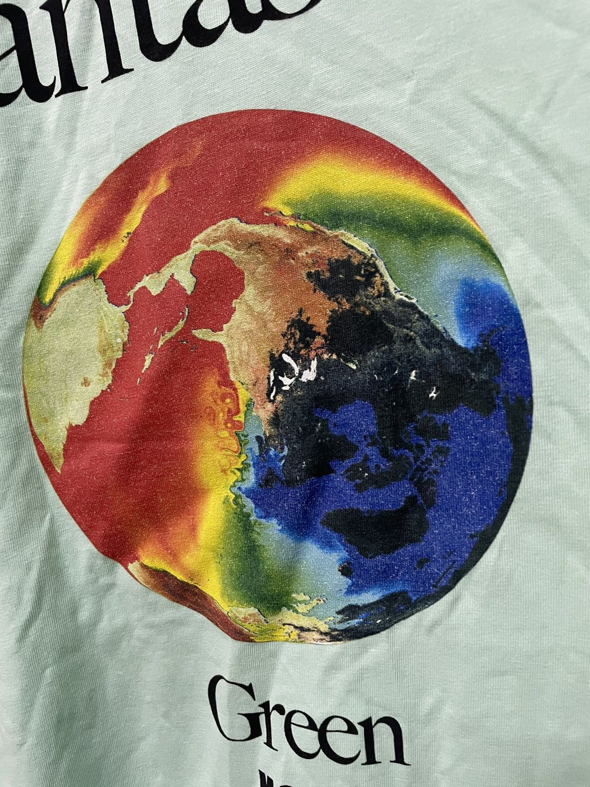 MSGM MSGM Fantastic Green Tee Earth Future T Shirt Eco Size US XL / EU 56 / 4 - 6 Thumbnail