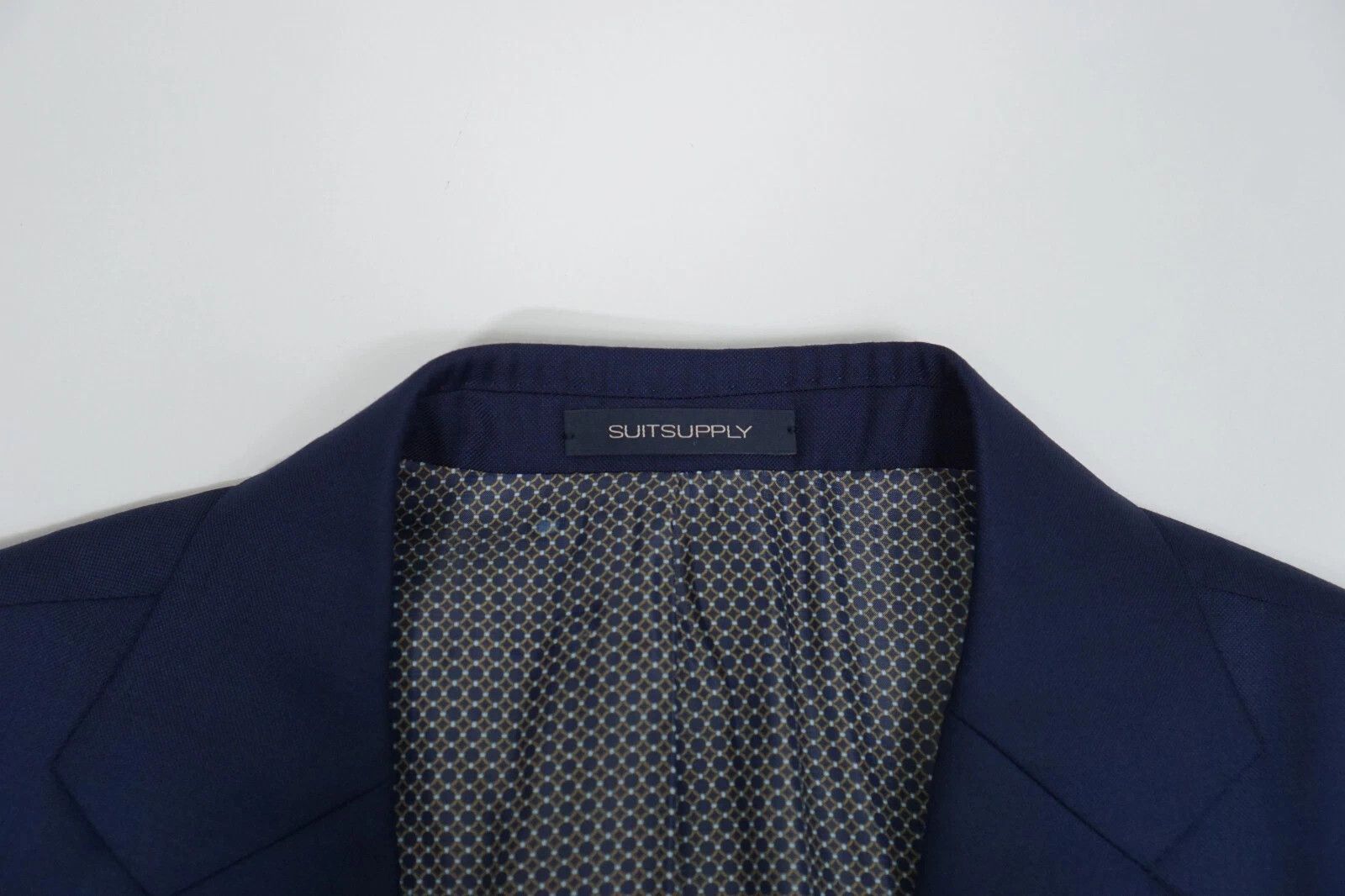 Suitsupply Men Suitsupply Suit Navy La Spalla Wool Vitale Barberis US48 Size 48R - 3 Thumbnail
