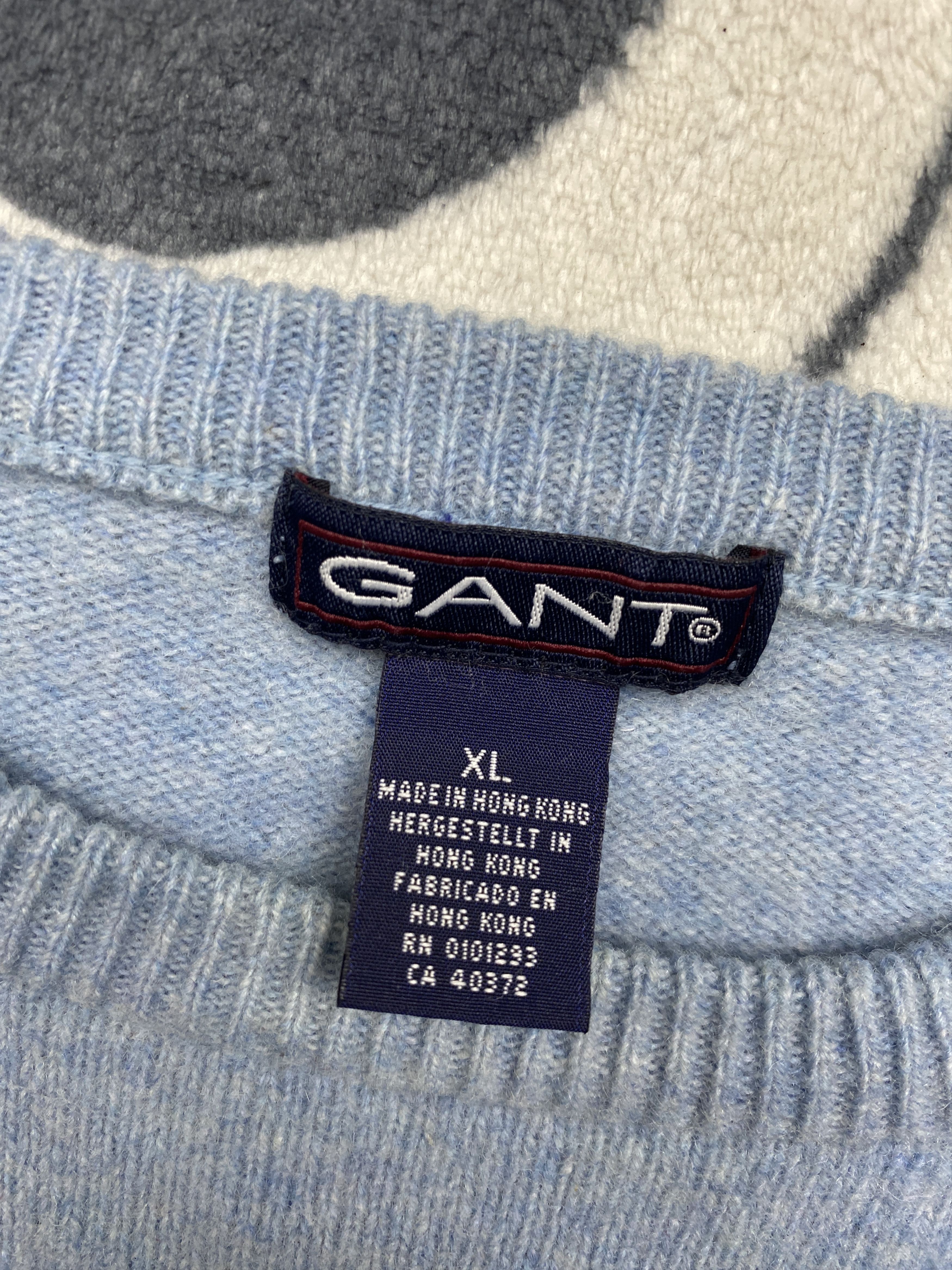 Gant × Vintage Gant Vintage Mens Wool Knit Sweater Size US XL / EU 56 / 4 - 4 Thumbnail