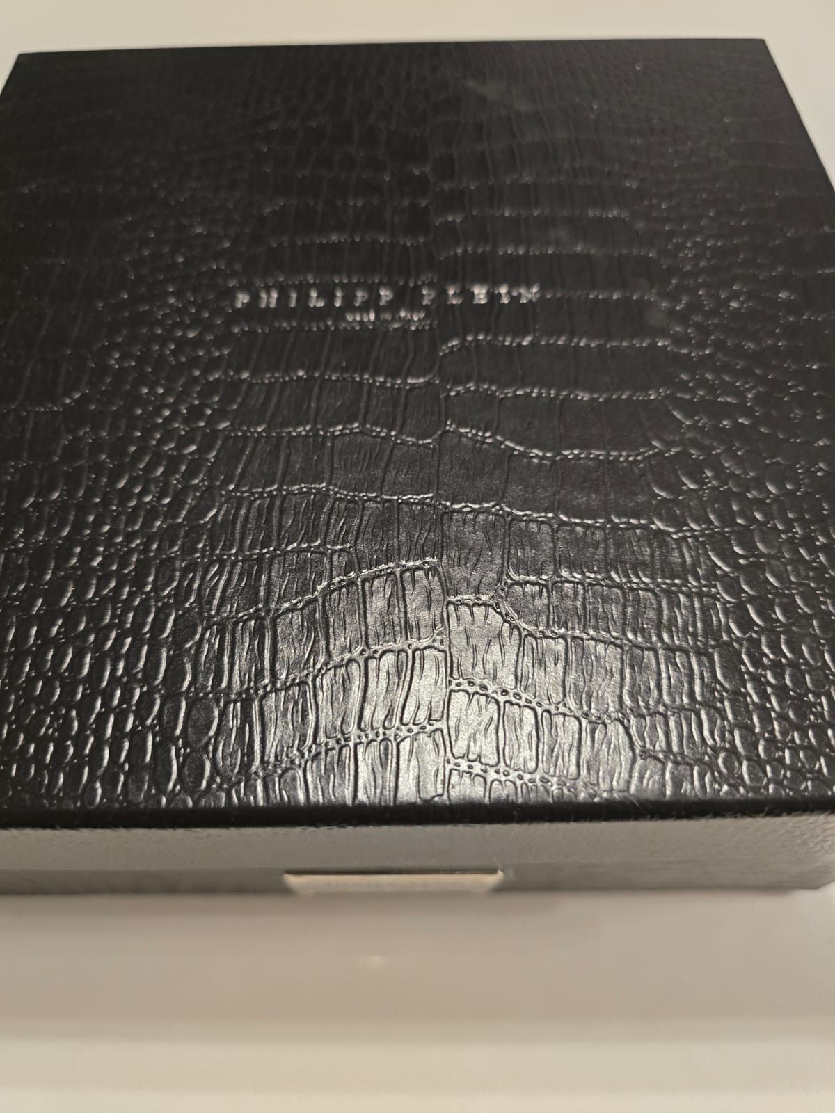 Philipp Plein Philipp Plein Dragon Belt Black Buckle Croc Embossed Leather Size 34 - 7 Thumbnail
