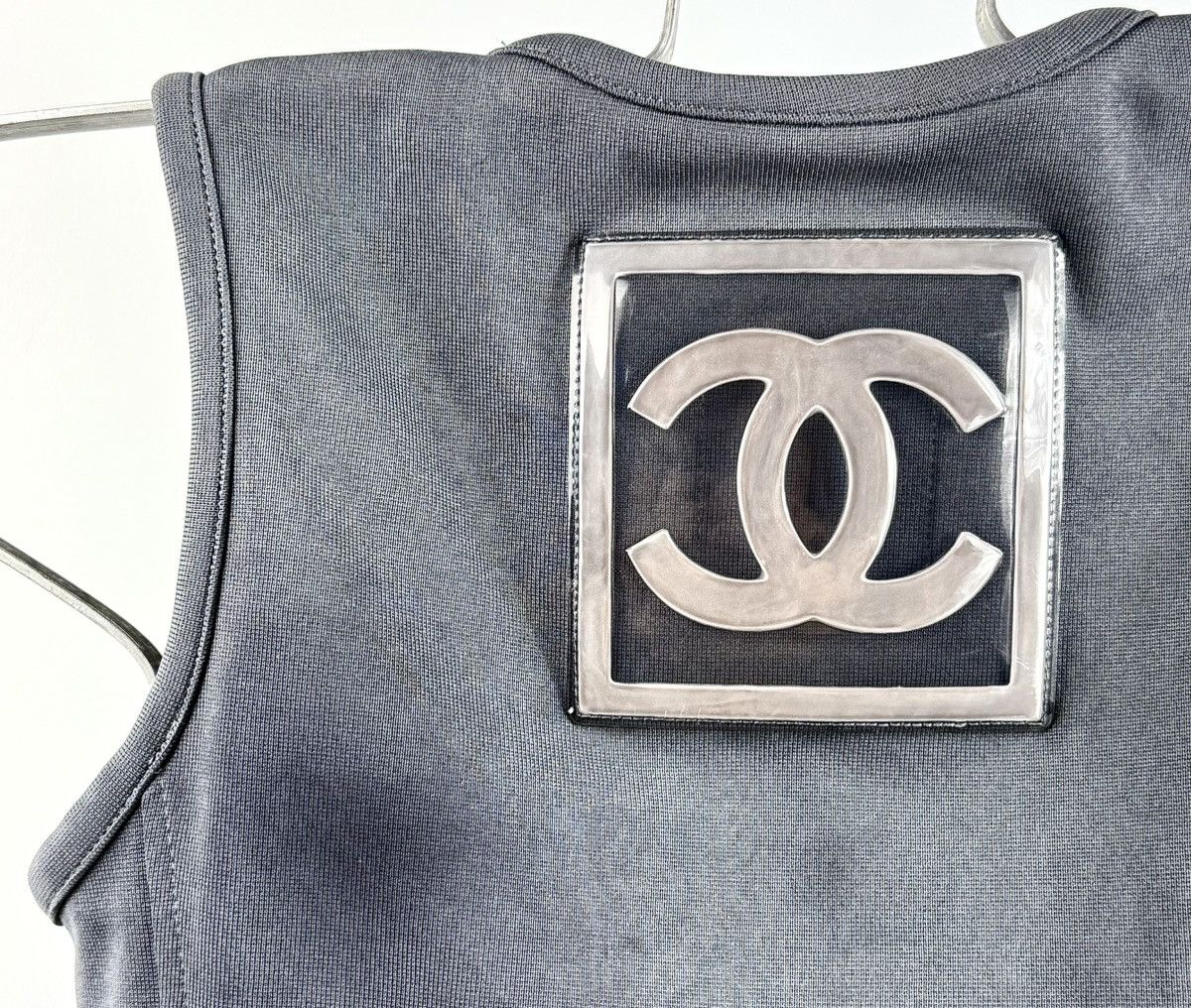 Chanel Chanel - Karl Lagerfeld - SS/01 - CC - Sports - Tank top Size XXS / US 00 / IT 34 - 4 Thumbnail