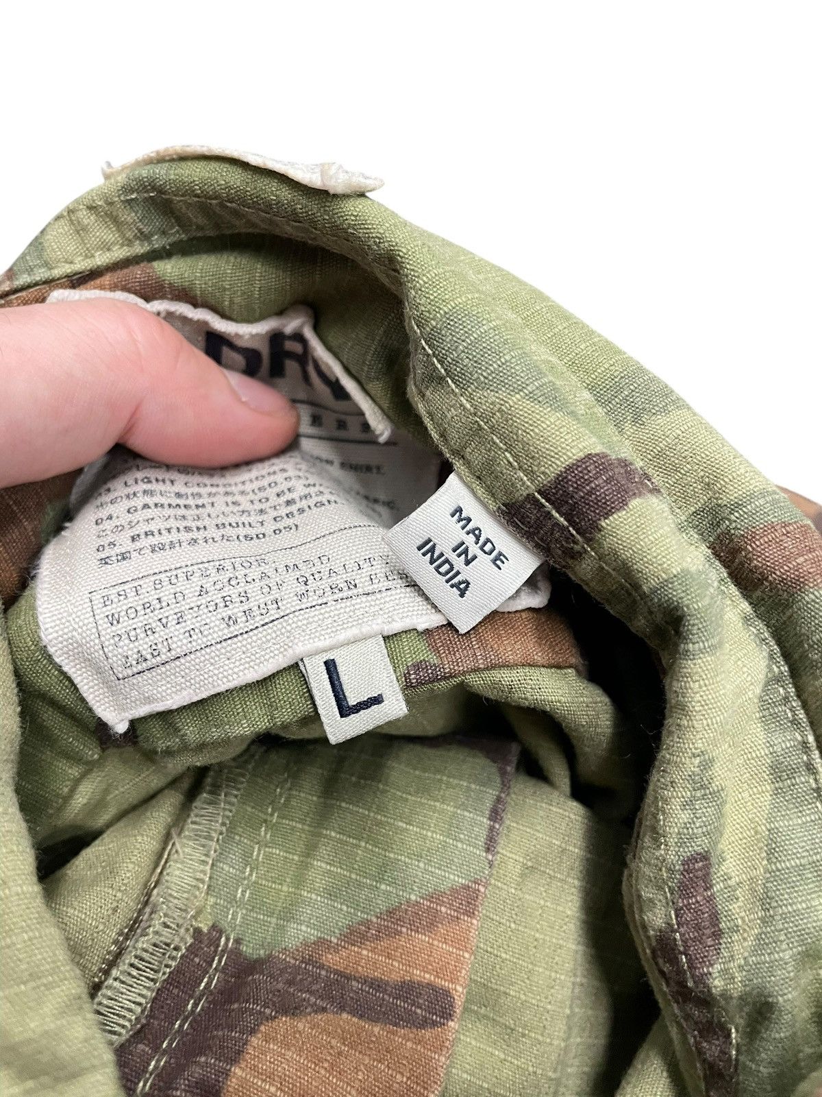 Superdry Superdry Shirt Mens Patrol Edition Military L Camo Air Patch Size US L / EU 52-54 / 3 - 6 Thumbnail