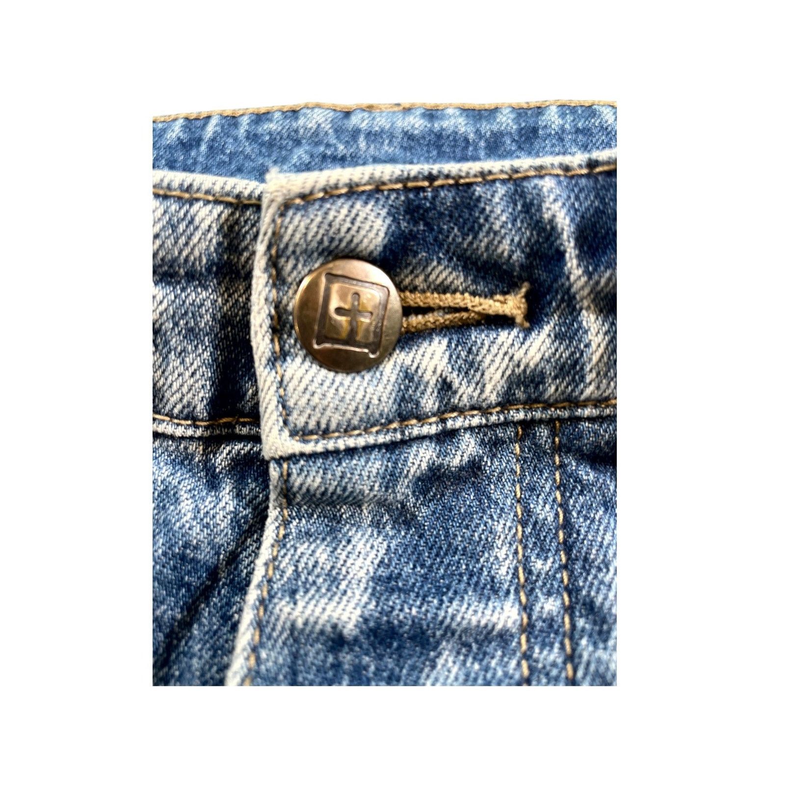 Ksubi Ksubi "Cheetah Patchwork" Light Wash Jeans Size US 30 / EU 46 - 6 Thumbnail