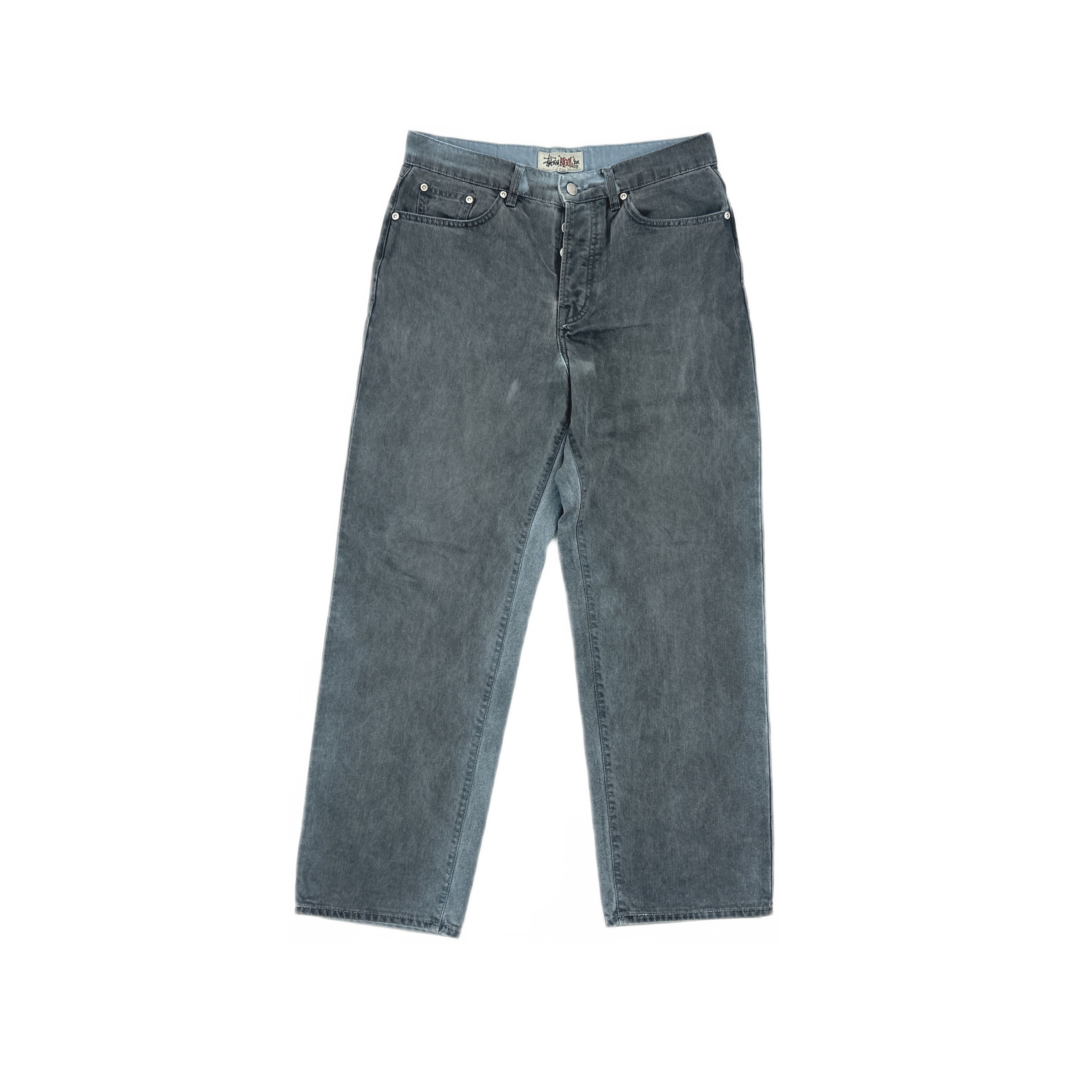 Streetwear × Stussy Stussy BigOl Beach Wash Denim Jeans 28 size 